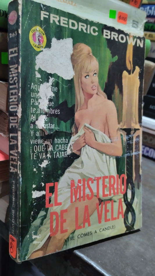 EL MISTERIO DE LA VELA POR FREDERIC BROWN LIBRO USADO ANTIGUO ALDAMA