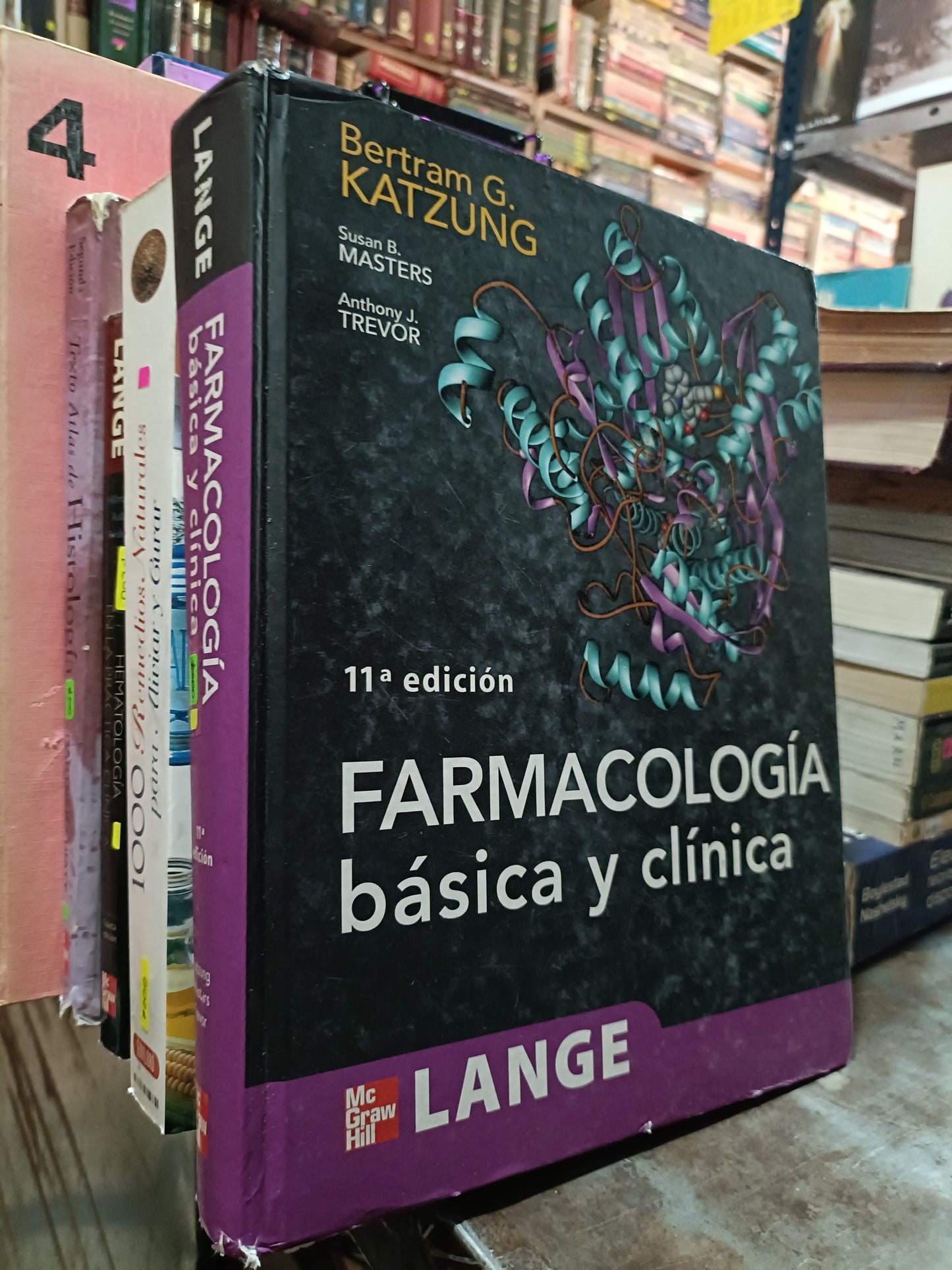 FARMACOLOGIA BASICA Y CLINICA 11 EDICION POR BERTRAM G KATZUNG USADO SALUD ALDAMA