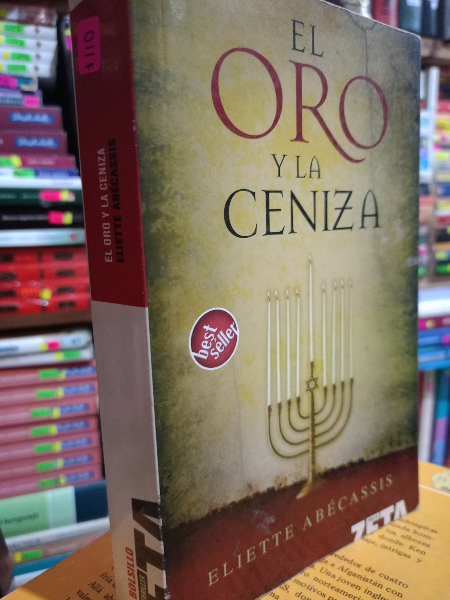 EL ORO Y LA CENIZA POR ELIETTE ABECASSIS USADO NOVELA LITERARIO 305
