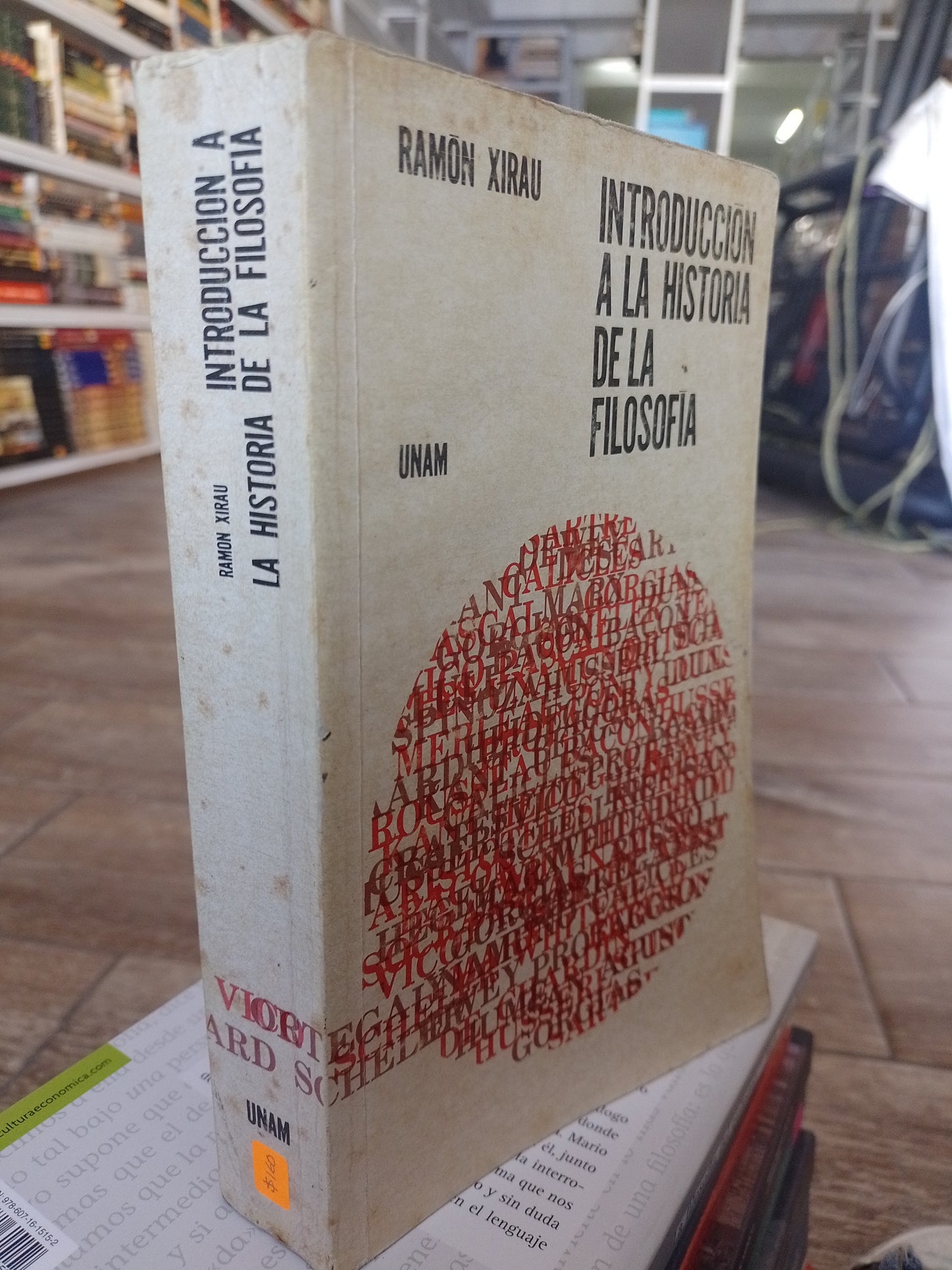 INTRODUCCION A LA HISTORIA DE LA FILOSOFIA POR RAMON XIRAU USADO SOCIOLOGIA JUAREZ 515