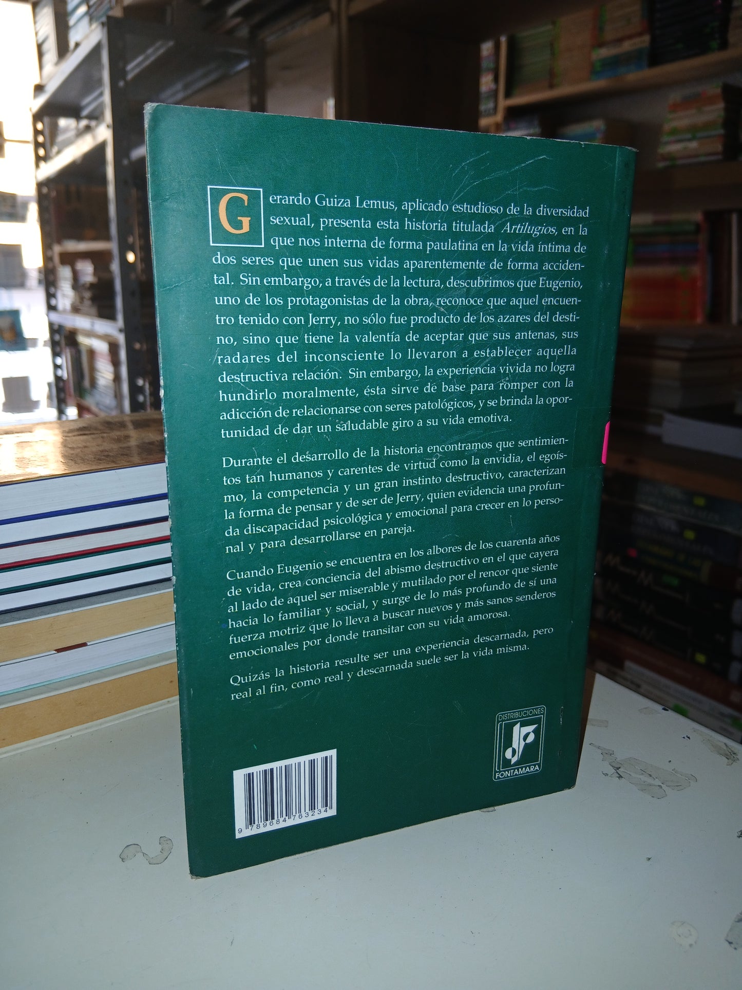 ARTILUGIOS POR GERARDO GUIZA LEMUS USADO NOVELA LITERARIO 207