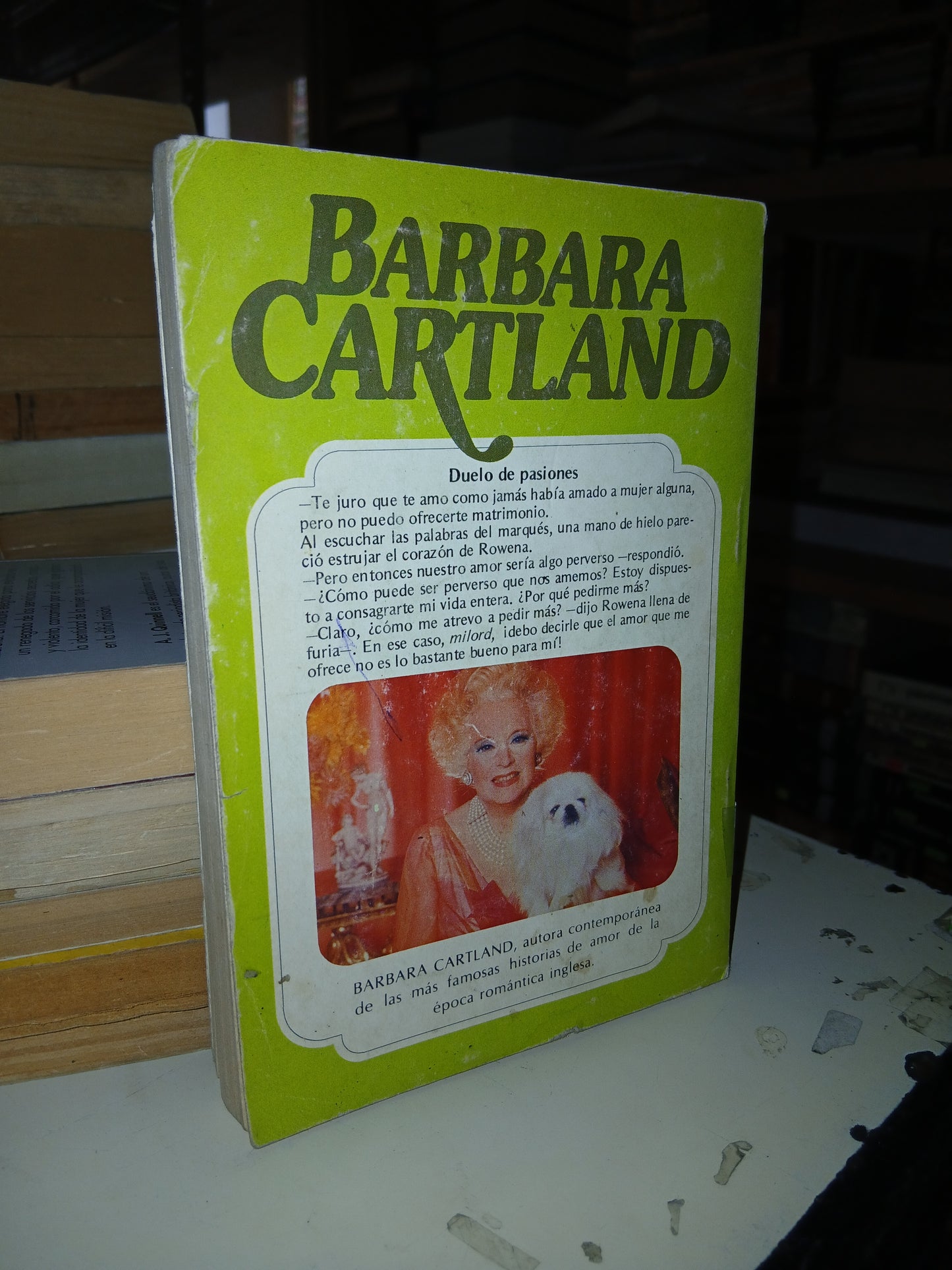 DUELO DE PASIONES POR BARBARA CARTLAND USADO NOVELA LITERARIO 207