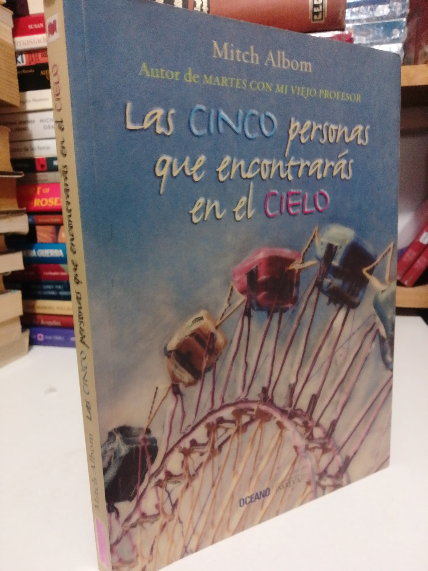 LAS CINCO PERSONAS QUE ENCONTRARÁS EN EL CIELO POR MITCH ALBOM USADO NOVELA JUÁREZ