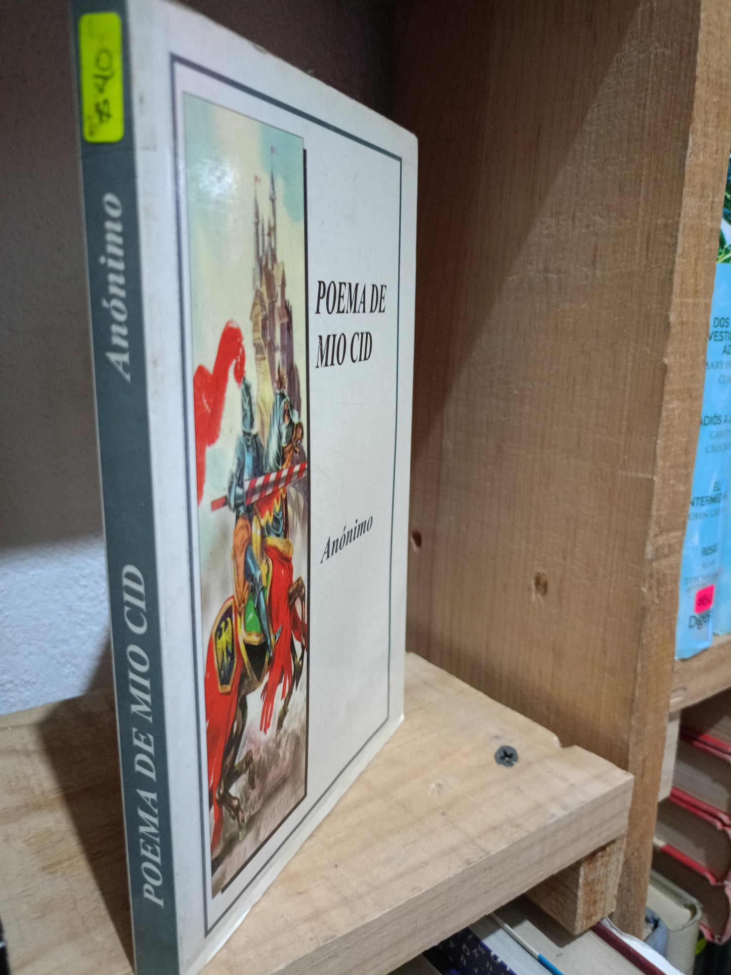 POEMA DE MIO CID ANÓNIMO USADO POESIA LITERARIO #305
