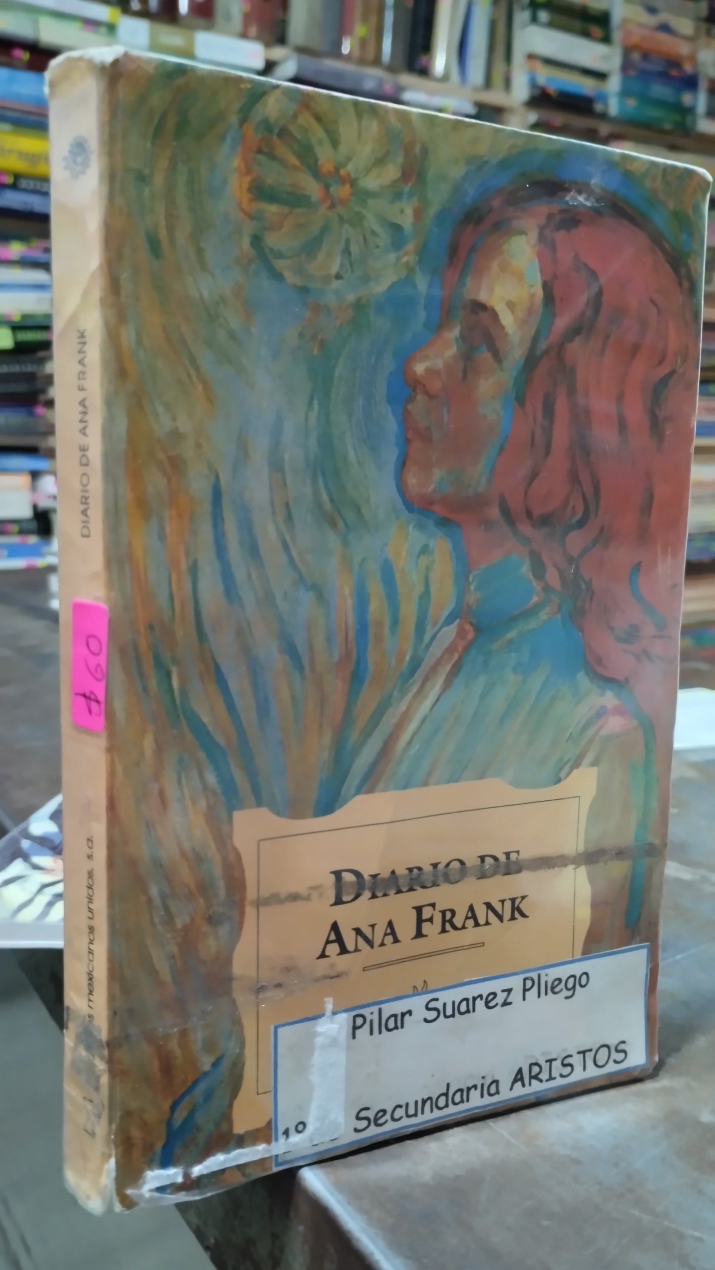 DIARIO DE ANA FRANK LIBRO USADO NOVELAS ALDAMA