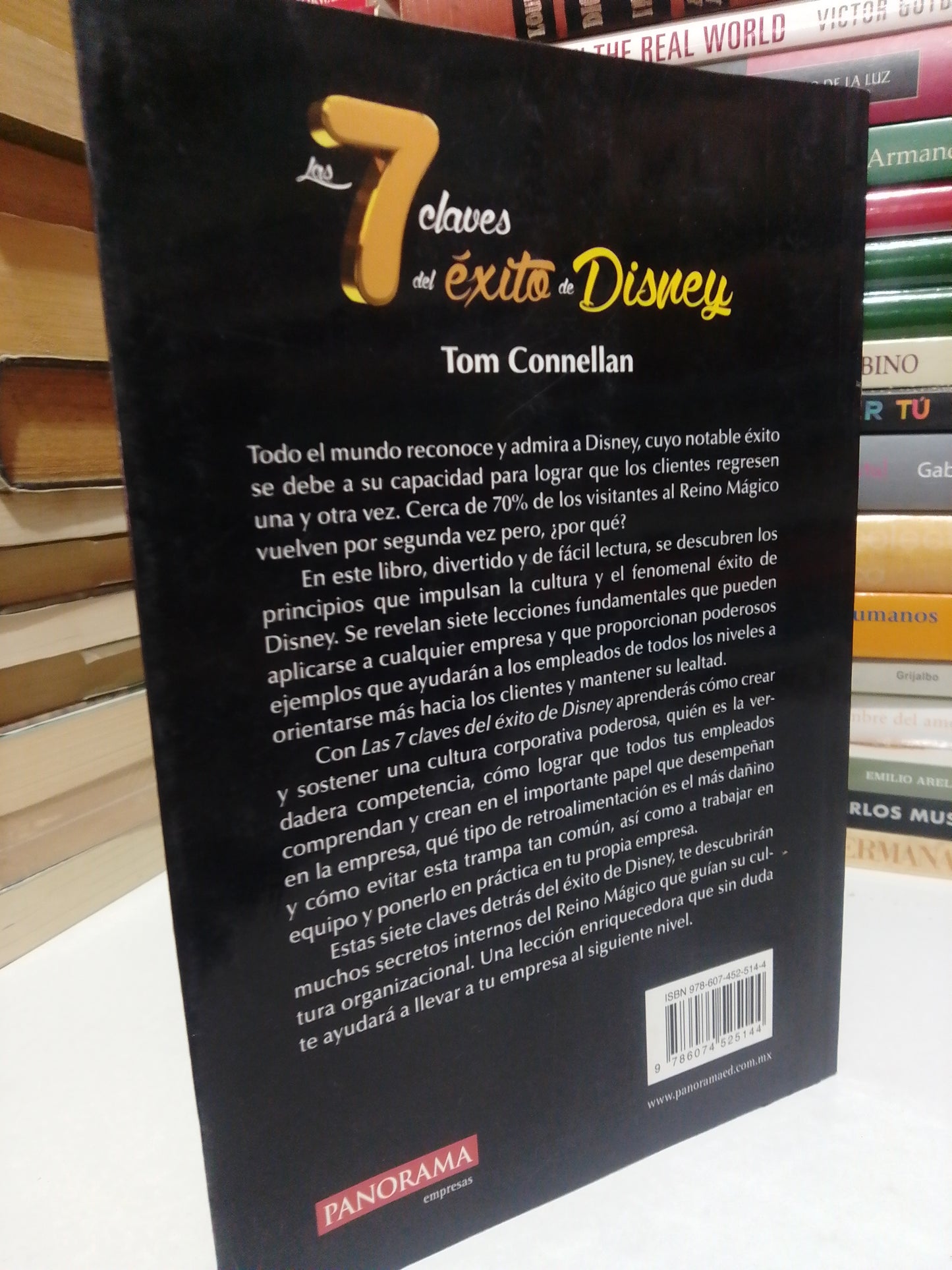 LAS 7 CLAVES DEL ÉXITO DE DISNEY POR TOM CONNELLAN USADO SUP.PERSONAL JUÁREZ
