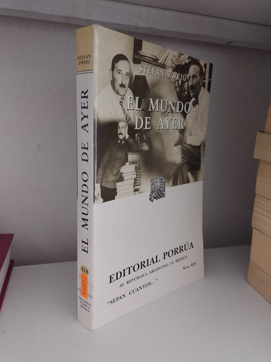 EL MUNDO DE AYER POR STEFAN ZWEIG USADO NOVELA JUAREZ 515