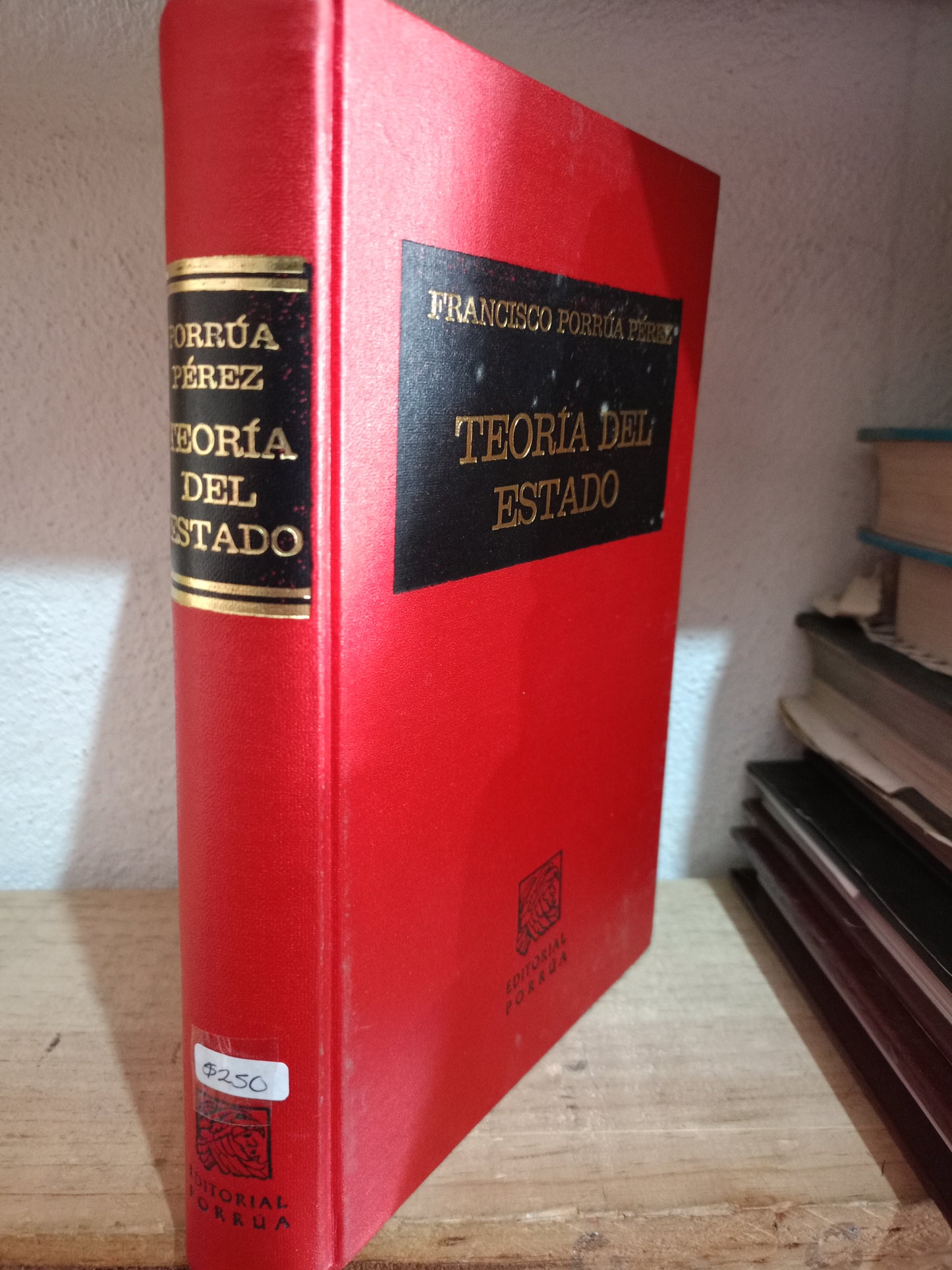TEORIA DEL ESTADO POR FRANCISCO PORRUA PEREZ USADO DERECHO LITERARIO 305