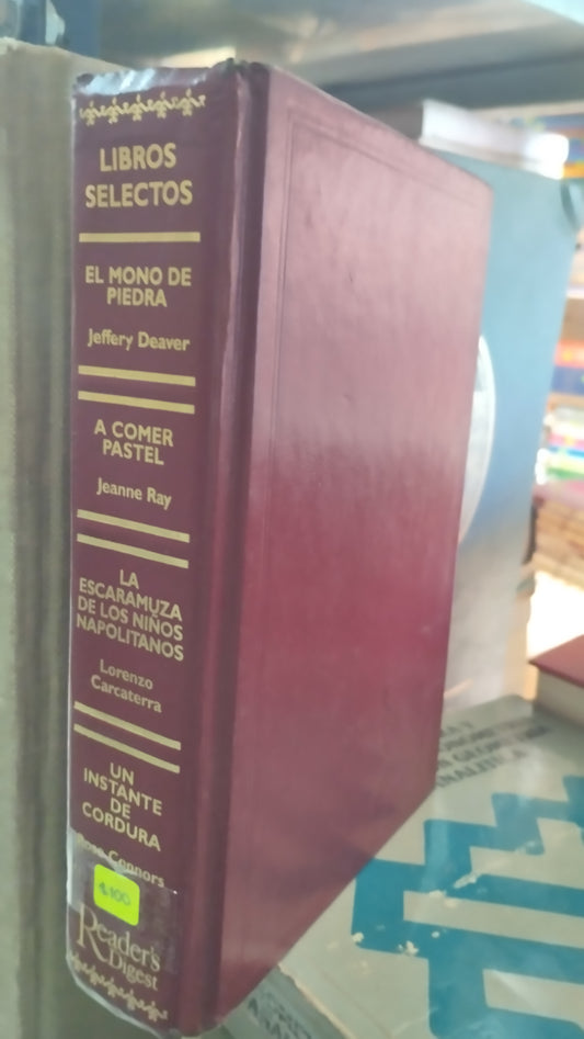 EL MONO DE PIEDRA POR JEFFERY DEAVER LIBRO USADO NOVELAS ALDAMA
