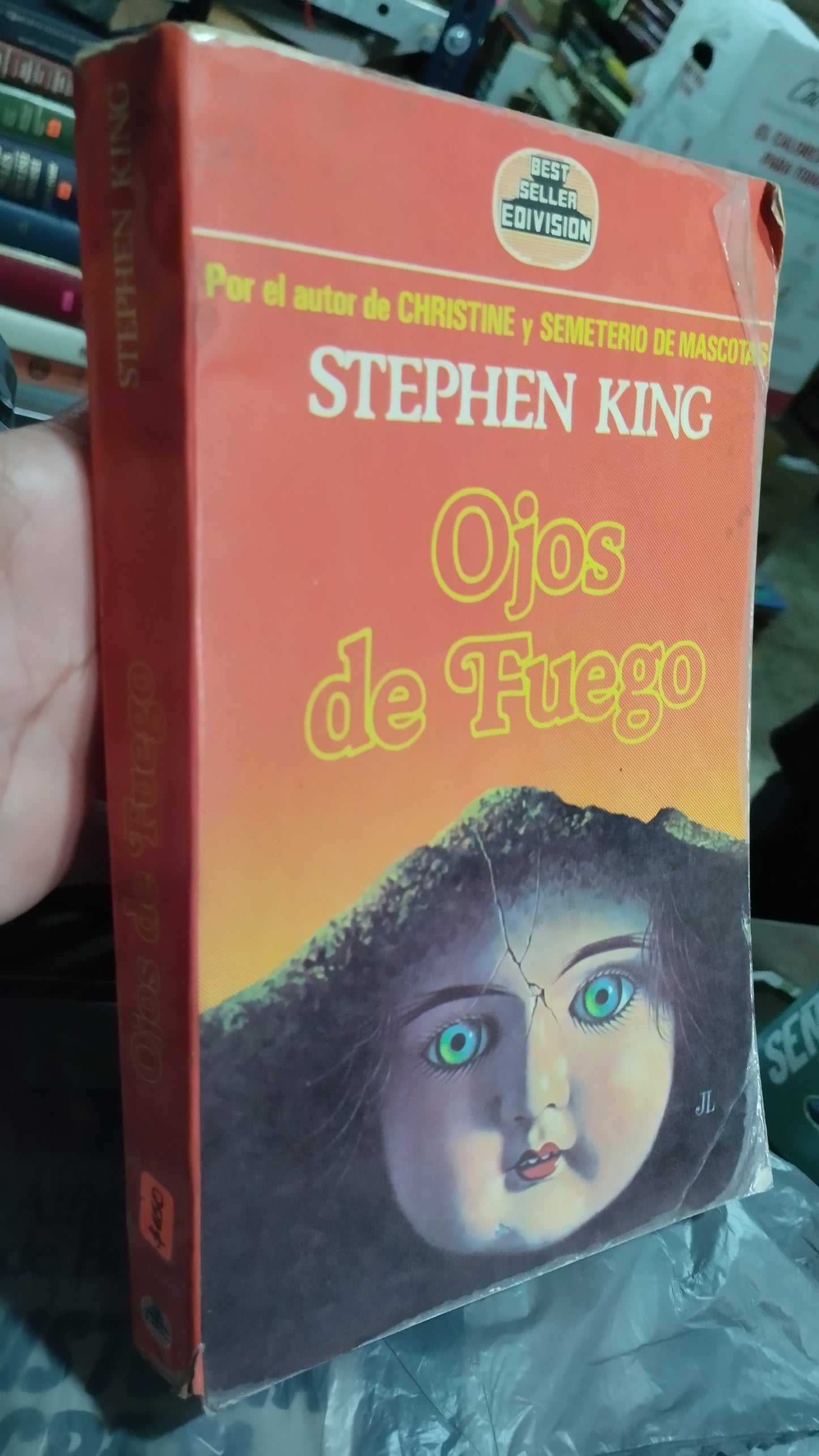 OJOS DE FUEGO POR STEPHEN KING LIBRO USADO OFICIOS ALDAMA