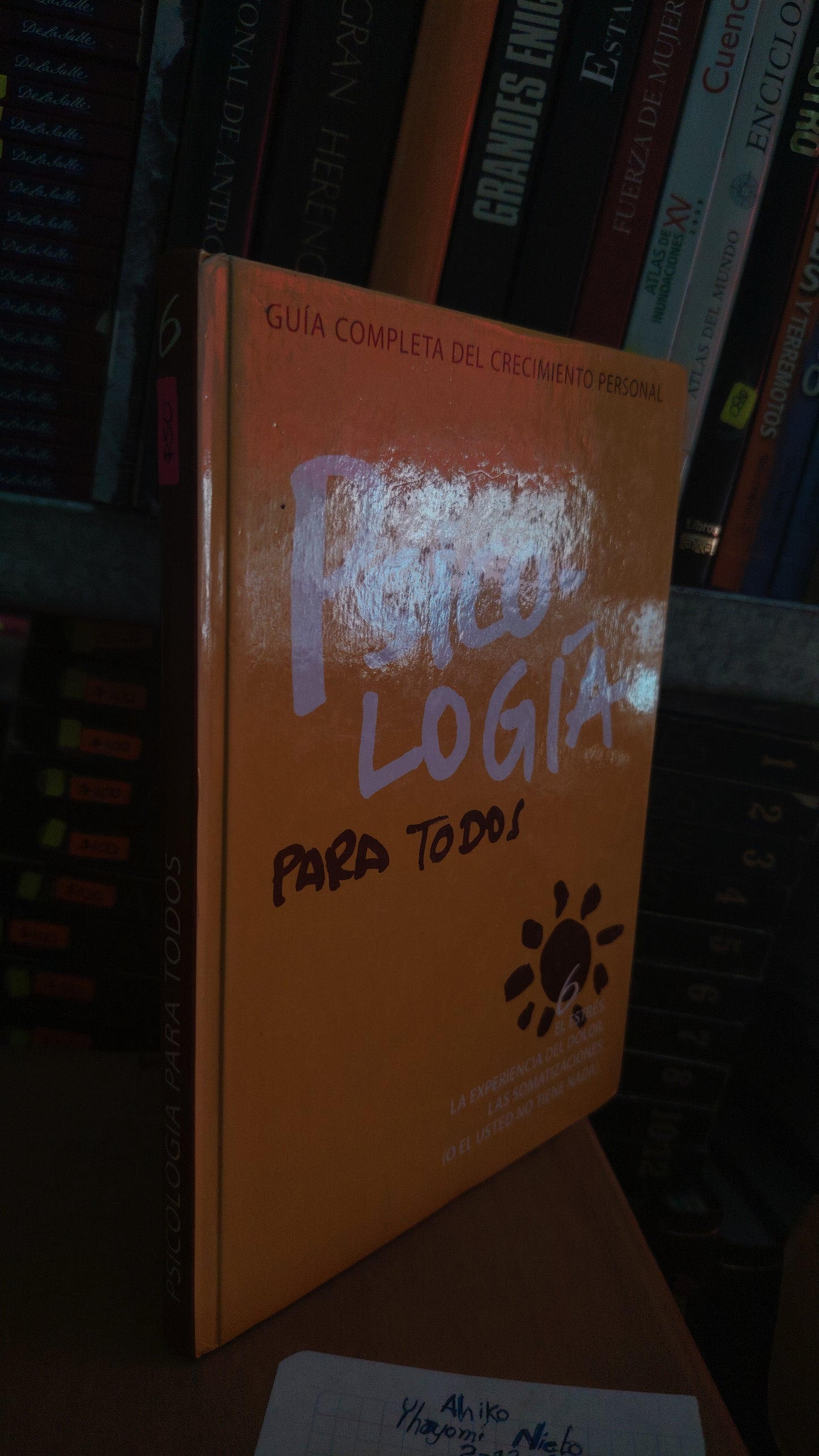PSICOLOGÍA PARA TODOS EL ESTRES, LA EXPERIENCIA DEL DOLOR, LAS SOMATIZACIÓNES USADO PSICÓLOGIA INSTITUTO LITERARIO 305