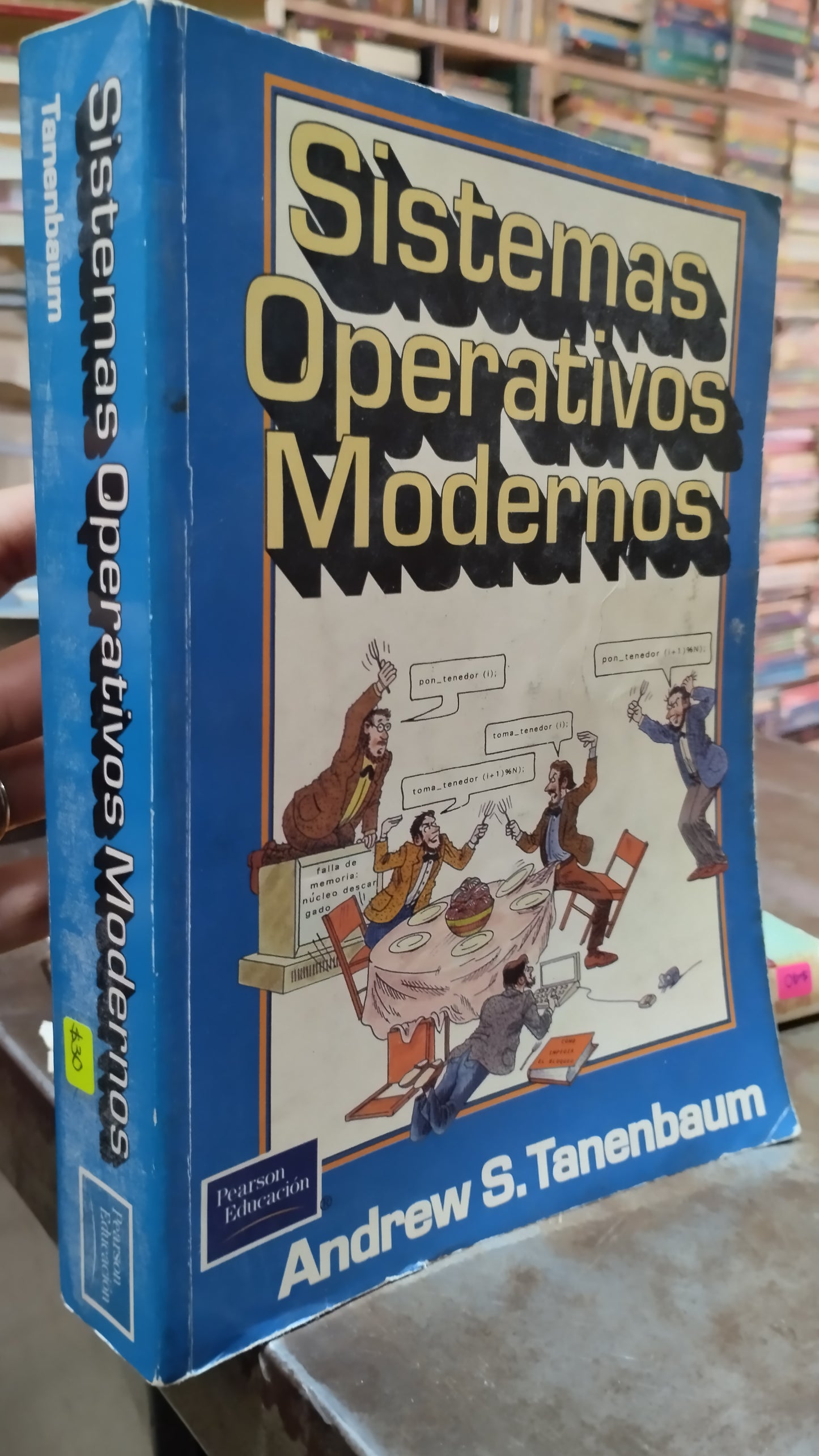 SISTEMAS OPERATIVOS MODERNOS POR ANDREW S TANENBAUM LIBRO USADO COMPUTACION ALDAMA