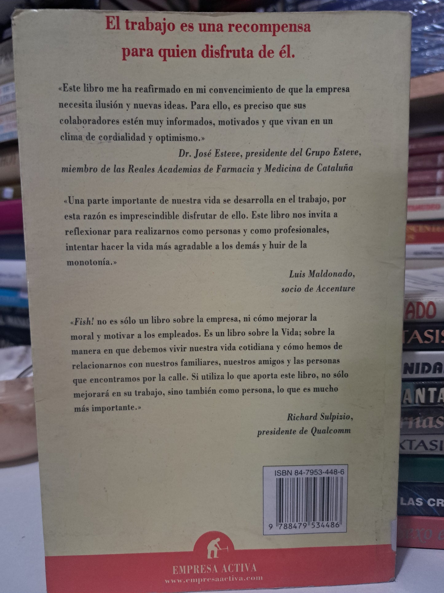 FISH! STHEPHEN C. LUNDIN, M.D HARRY PAUL, JOHN CHRISTENSEN USADO SUP. PERSONAL JUÁREZ