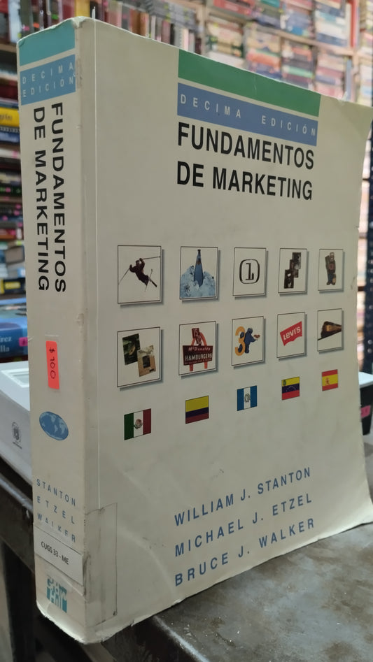 FUNDAMENTOS DE MARKETING POR WILLIAM J STANTON LIBRO USADO ADMINISTRACION ALDAMA