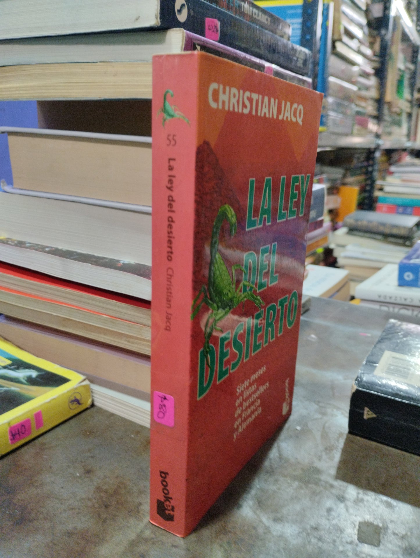 LA LEY DEL DESIERTO POR CHRISTIAN JACO USADO NOVELAS ALDAMA
