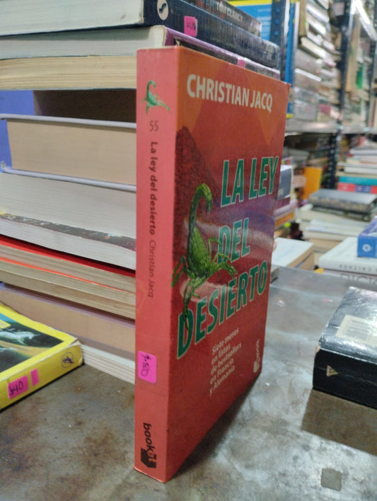 LA LEY DEL DESIERTO POR CHRISTIAN JACO USADO NOVELAS ALDAMA
