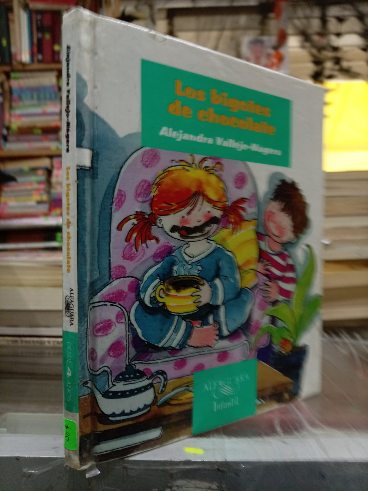 LOS BIGOTES DE CHOCOLATE POR ALEJANDRA VALLEJO NAGERA USADO INFANTIL JUAREZ 507