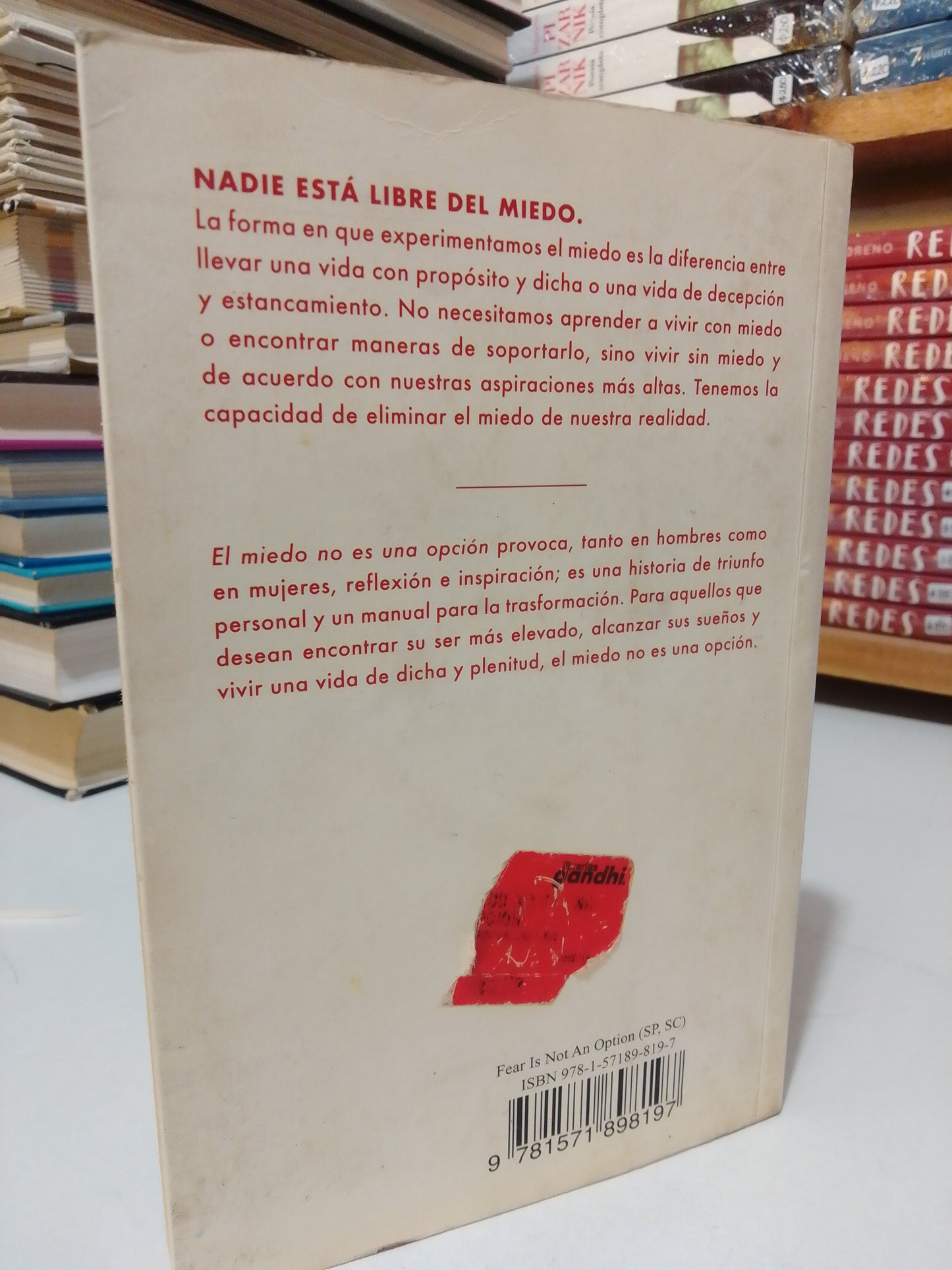 EL MIEDO NO ES UNA OPCION POR MONICA BERG USADO SUP.PERSONAL JUÁREZ