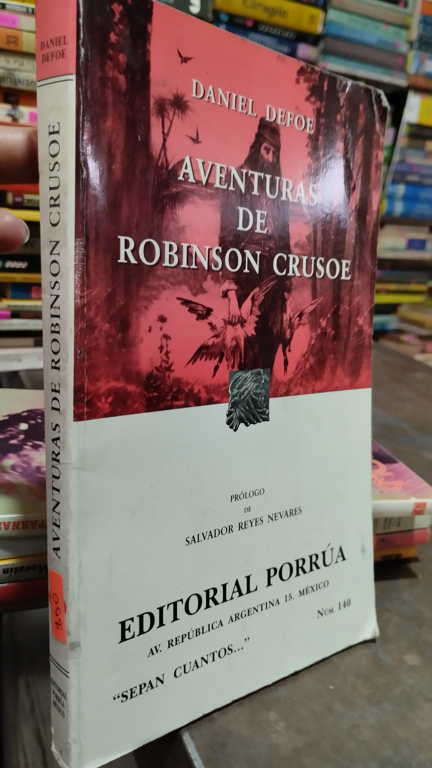 AVENTURAS DE ROBINSON CRUSOE LIBRO USADO NOVELAS ALDAMA