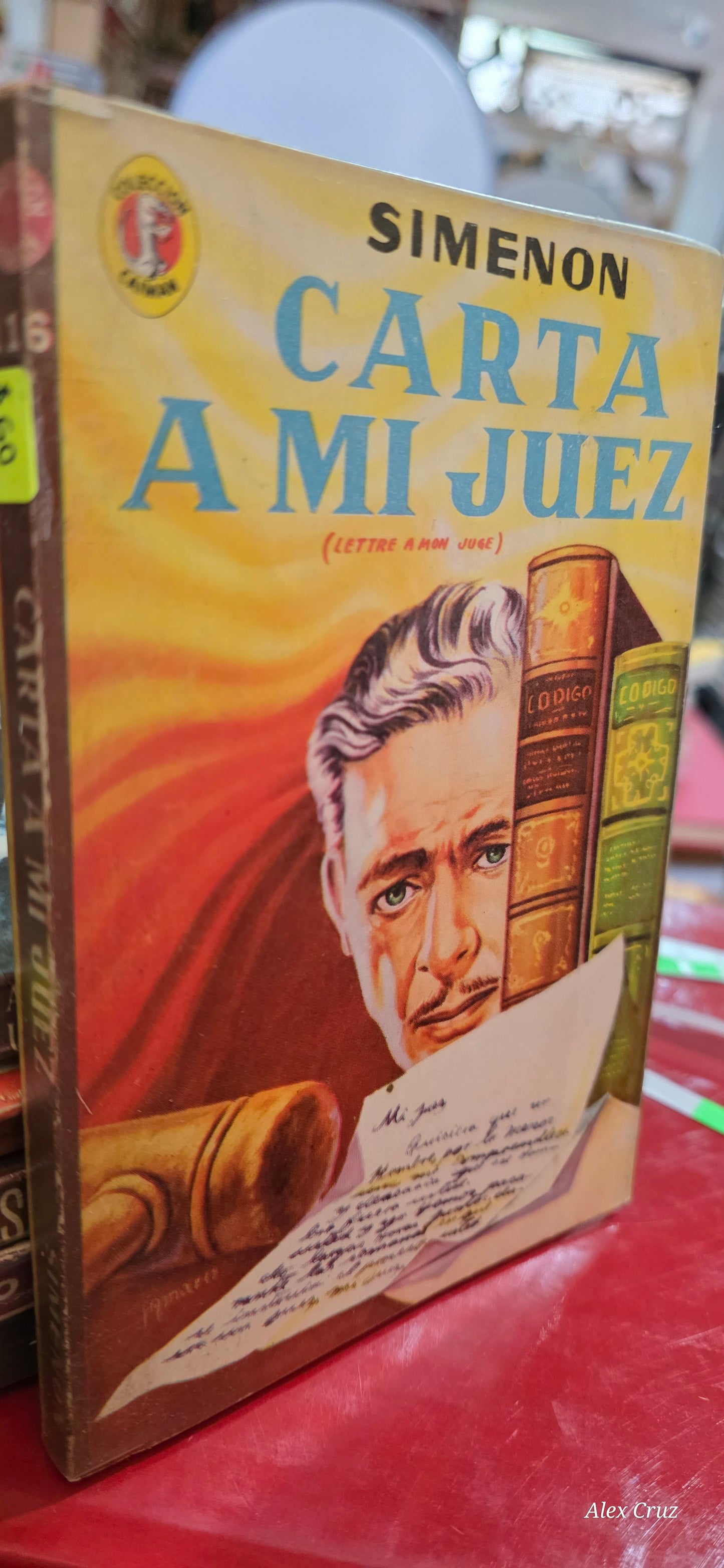 CARTA A MI JUEZ POR SIMENON USADO NOVELA PASTA BLANDA