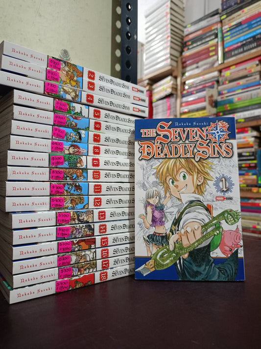 THE SEVEN DEADLY SINS POR DAKABA SUZUKI USADO NOVELA LITERARIO 305