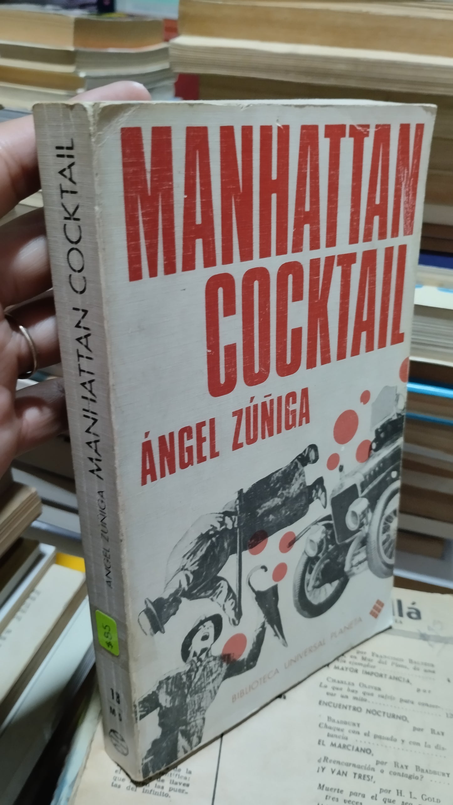 MANHANTTAN COCKTAIL POR ANGEL ZUÑIGA LIBRO USADO NOVELAS ALDAMA
