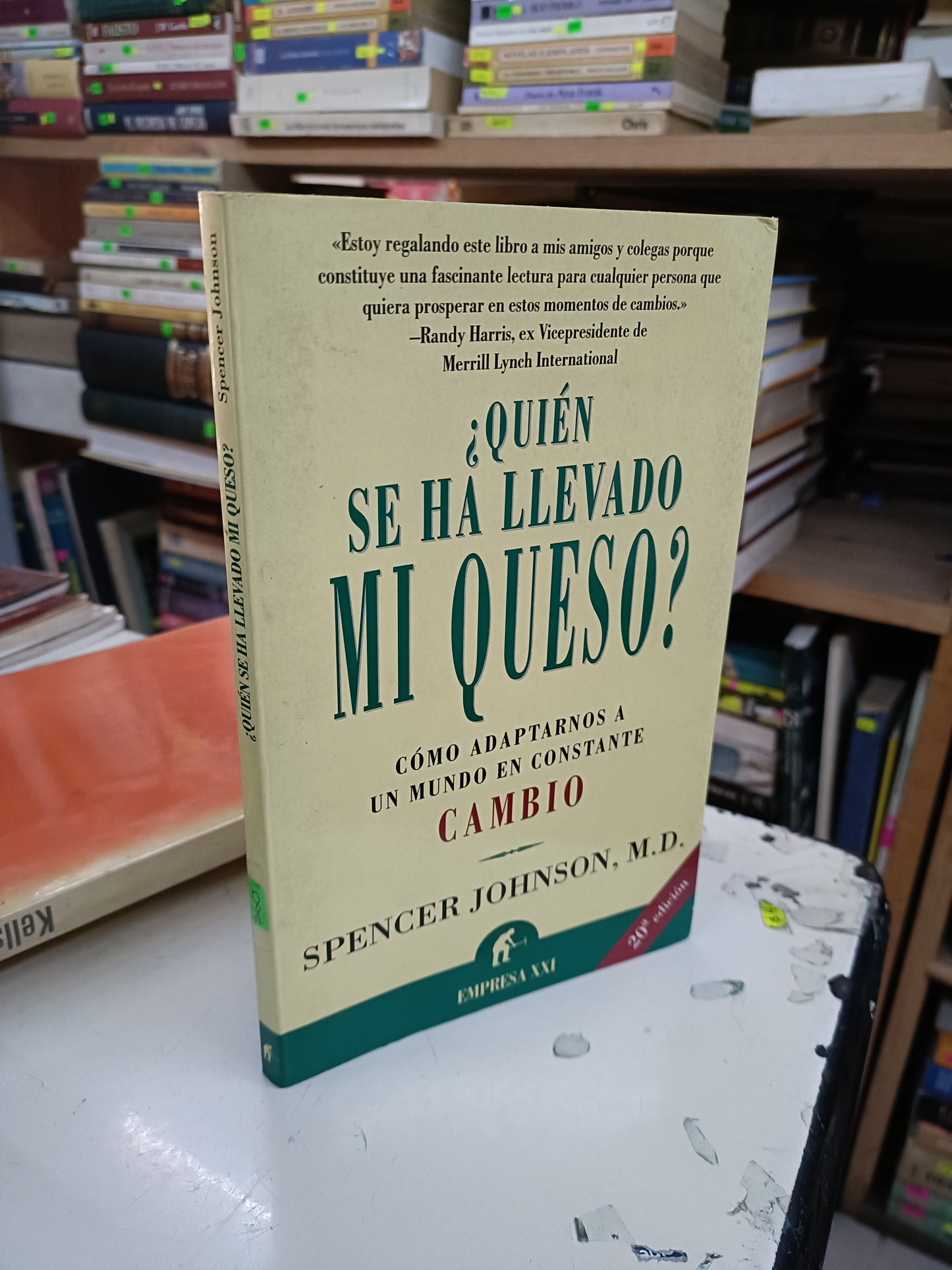 ¿QUIÉN SE HA LLEVADO MI QUESO? POR SPENCER JOHNSON USADO SUPERACIÓN PERSONAL LITERARIO 207
