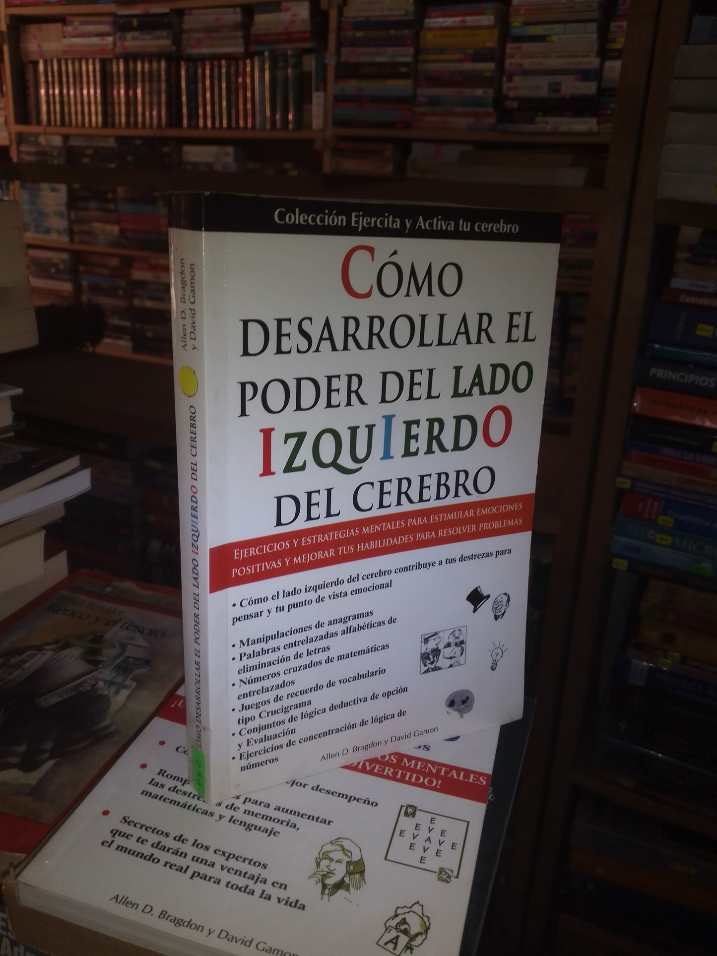 CÓMO DESARROLLAR EL PODER DEL LADO IZQUIERDO DEL CEREBRO POR ALLEN D. BRAGDON Y DAVID GAMON USADO PSICOLOGÍA LITERARIO 207