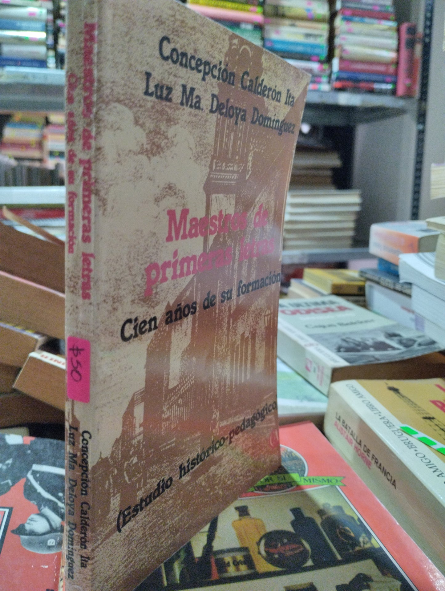 MAESTROS DE PRIMERAS LETRAS POR CONCEPCION CALDERON ITA USADO EDUCACION ALDAMA