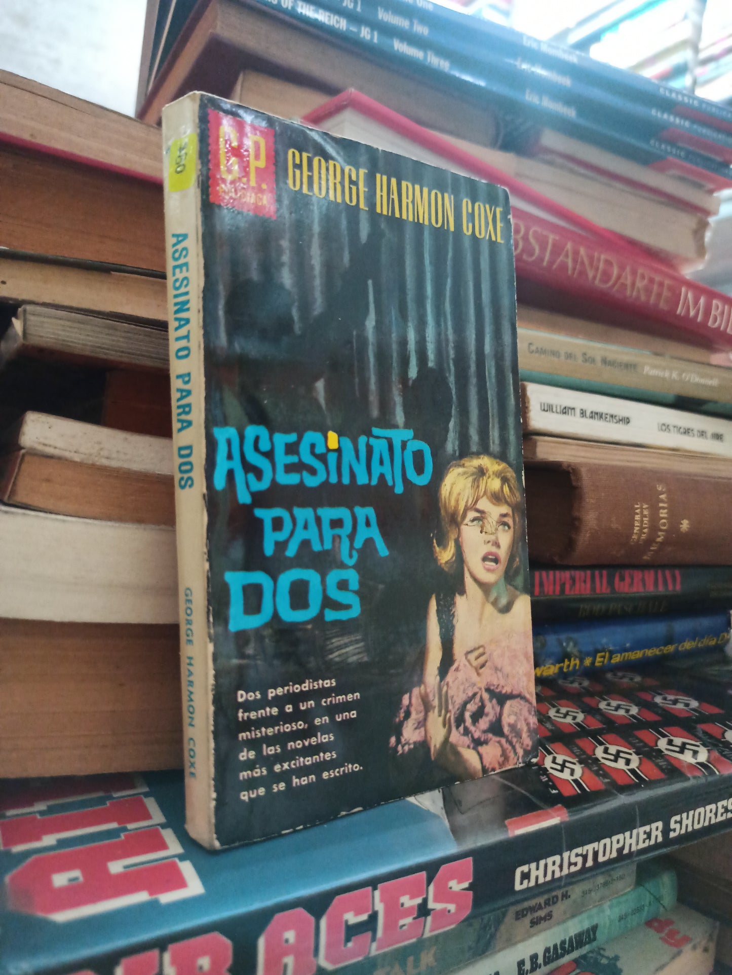 ASESINATO PARA DOS POR GEORGE HARMON COXE USADO NOVELAS ALDAMA