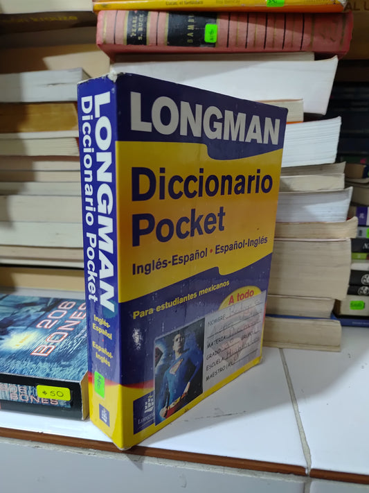 DICCIONARIO POCKET INGLES ESPAÑOL LONGMAN USADO IDIOMAS JUAREZ 507