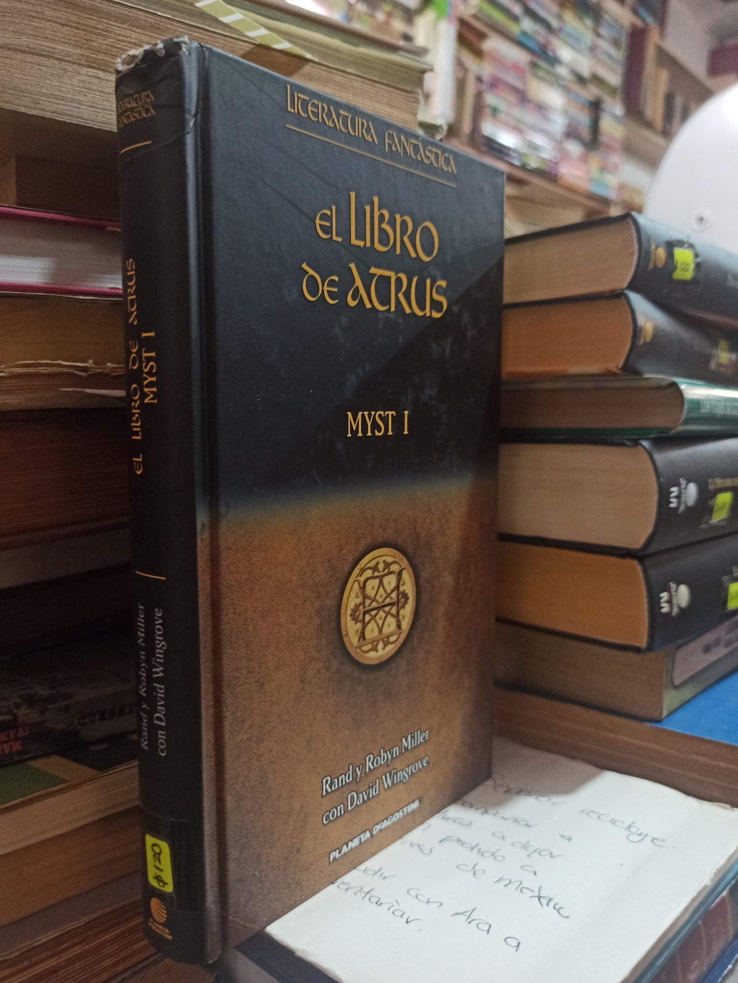 EL LIBRO DE ATRUS MYST 1 POR RAND Y ROBYN MILLER CON DAVID WINGROVE USADO NOVELAS ALDAMA