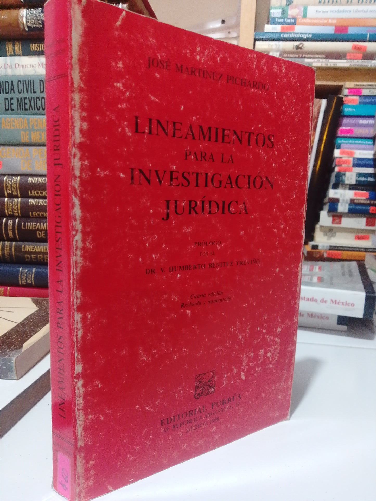 LINEAMIENTOS PARA LA INVESTIGACION JURIDICA POR JOSE MARTINEZ PICHARDO USADO DERECHO JUAREZ