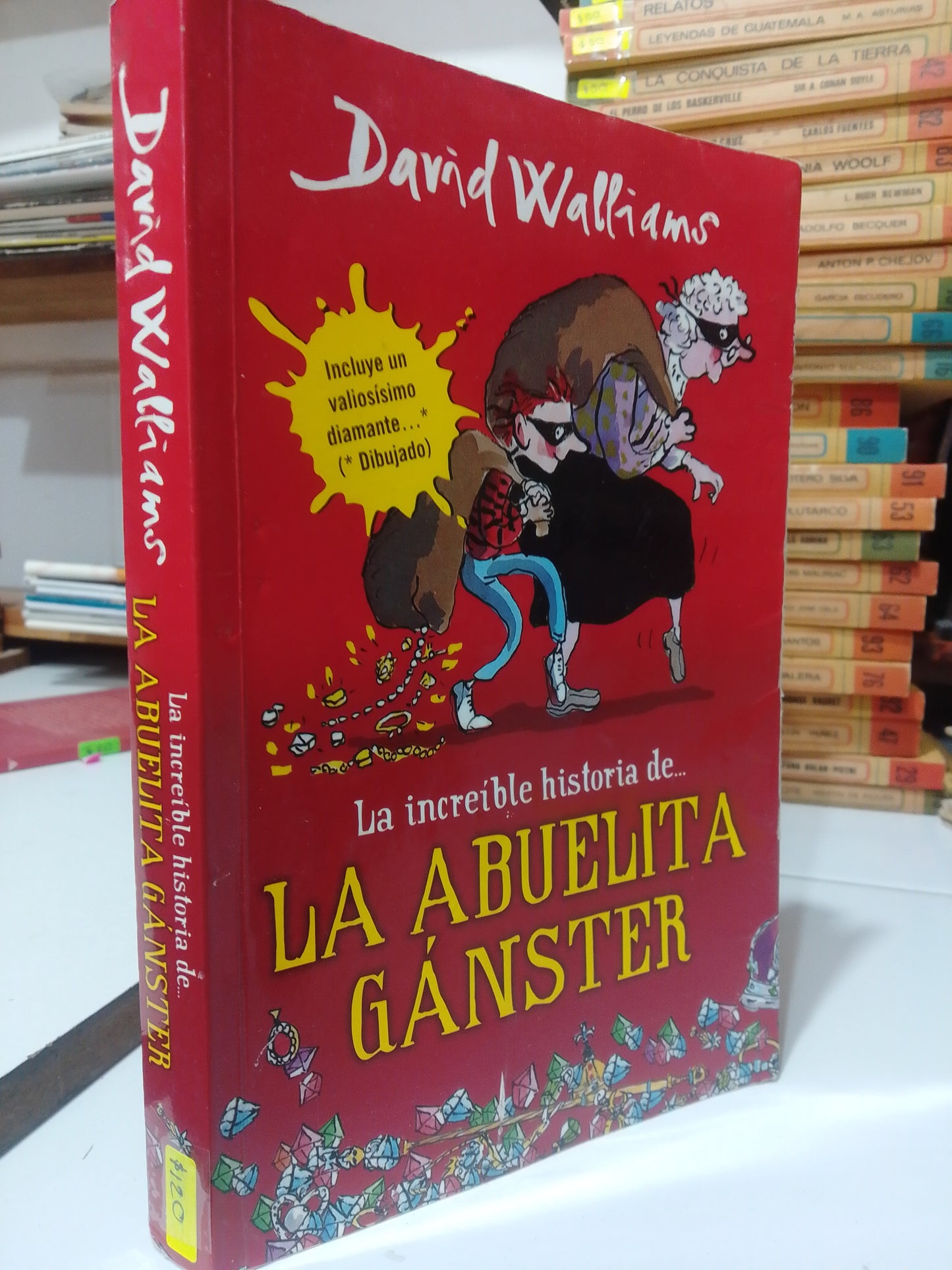 LA INCREIBLE HISTORIA DE LA ABUELITA GANSTER POR DAVID WALLIAMS USADO NOVELA JUAREZ