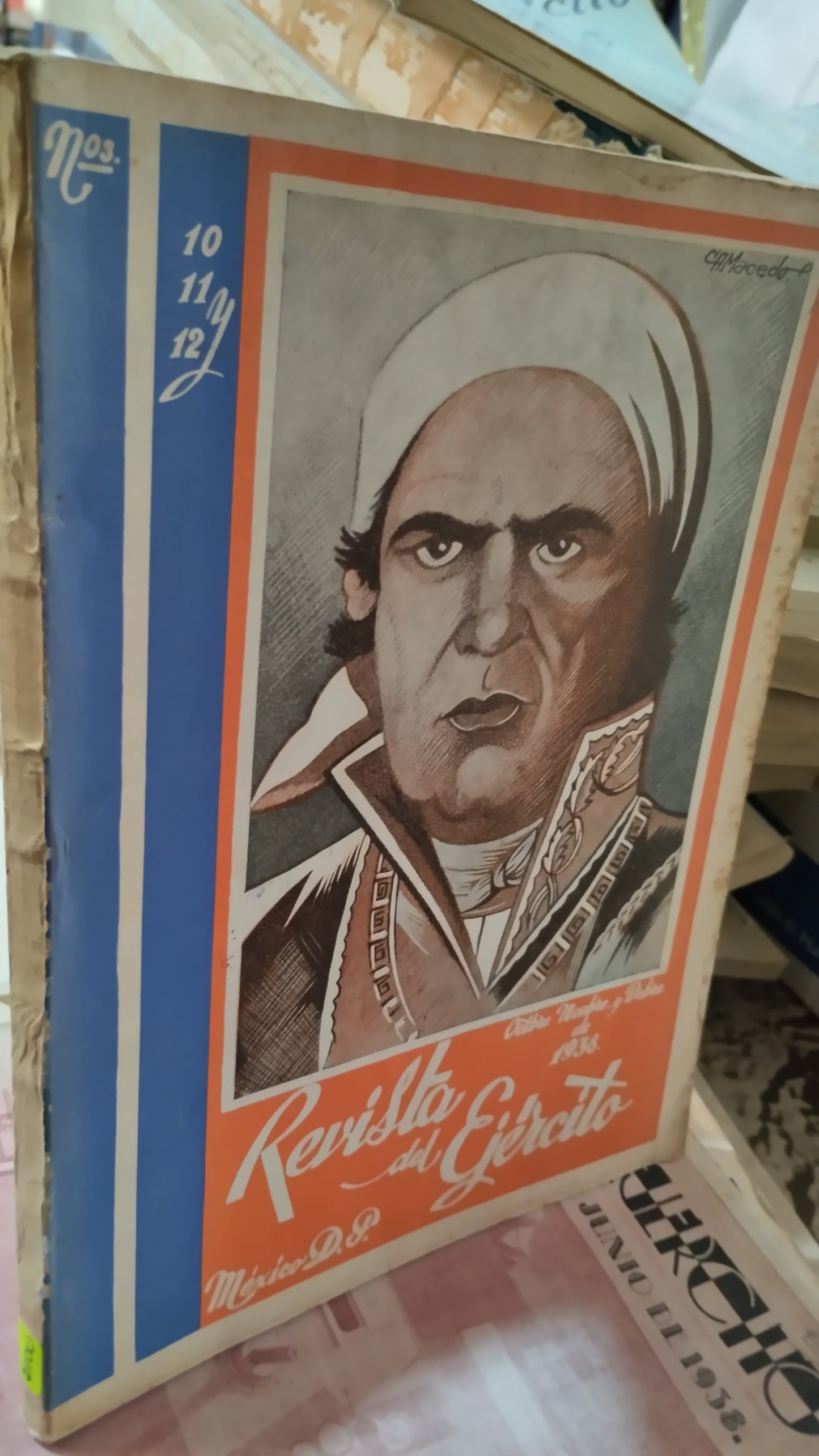 REVISTA DEL EJERCITO 10 11 Y 12 LIBRO USADO ESTADO DE MEXICO ALDAMA