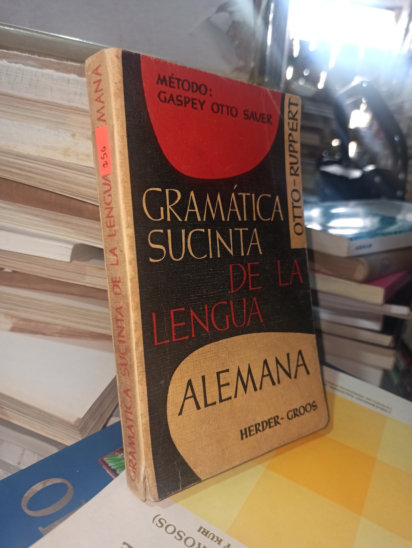 GRAMATICA SUCINTA DE LA LENGUA ALEMANA POR OTTO RUPPERT USADO EDUCACIÓN ALDAMA