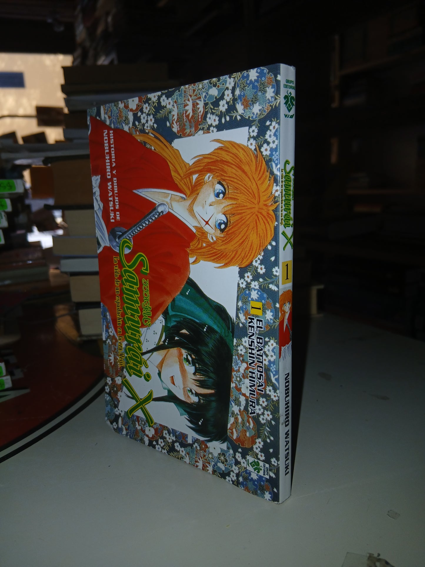 SAMURÁI X 1: EL BATTOSAI KENSHIN HIMURA POR NOBUHIRO WATSUKI USADO MANGA LITERARIO 207