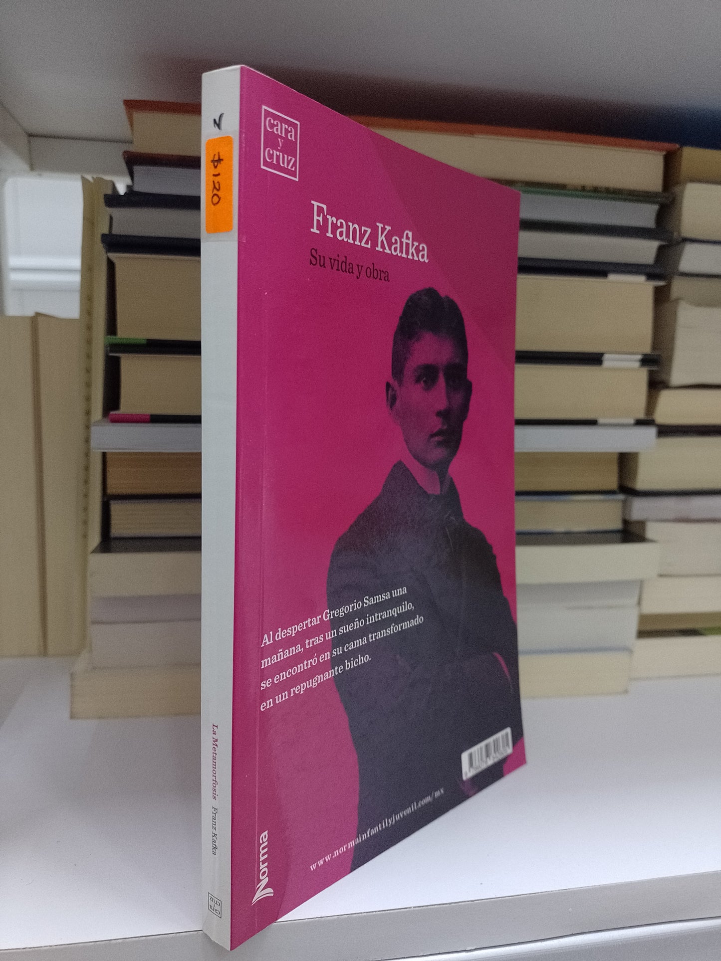 LA METAMORFOSIS POR FRANZ KAFKA USADO NOVELA JUAREZ 515
