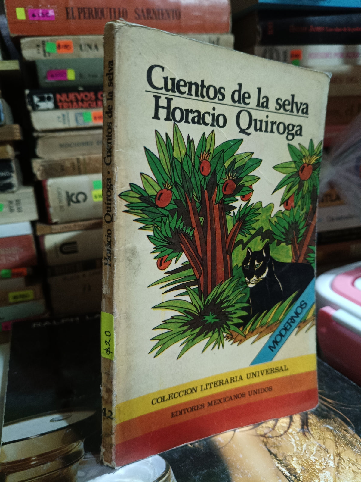 CUENTOS DE LA SELVA POR HORACIO QUIROGA USADO NOVELA ALDAMA