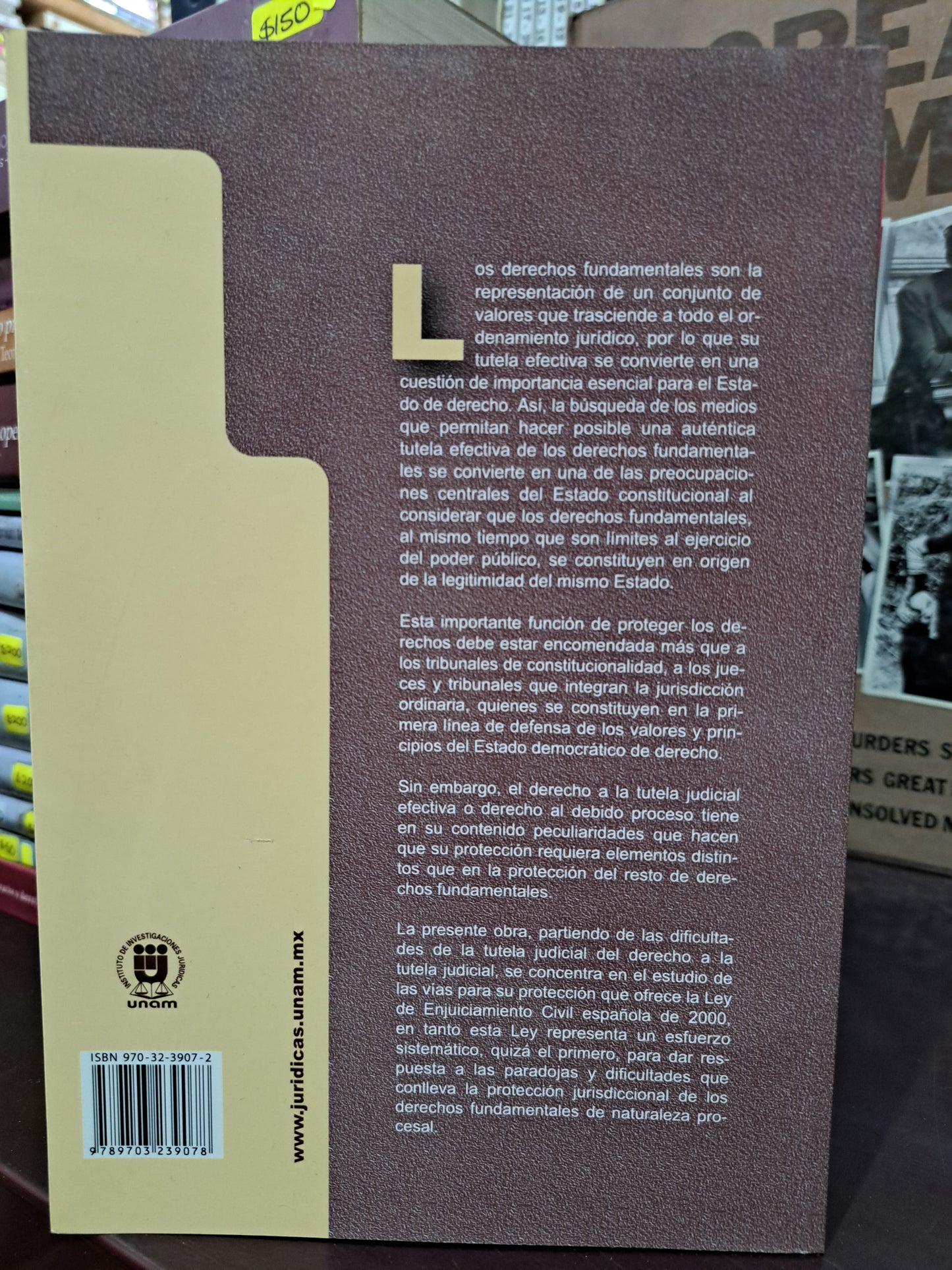 LA TUTELA DE LOS DERECHOS FUNDAMENTALES DE NATURALEZA PROCESAL CARLOS F. NATARÉN NANDAYAPA USADO DERECHO LITERARIO 305