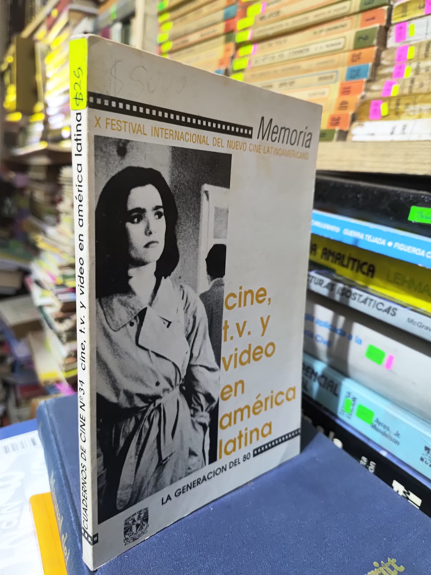 CINE TV Y VIDEO EN AMERICA LATINA POR LA UNAM USADO ARTES JUAREZ 507