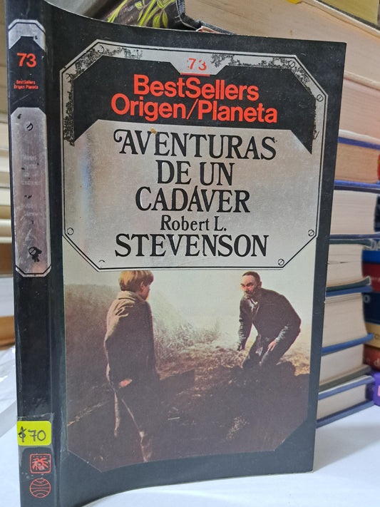 AVENTURAS DE UN CADÁVER ROBERT L. STEVENSON USADO NOVELA JUÁREZ