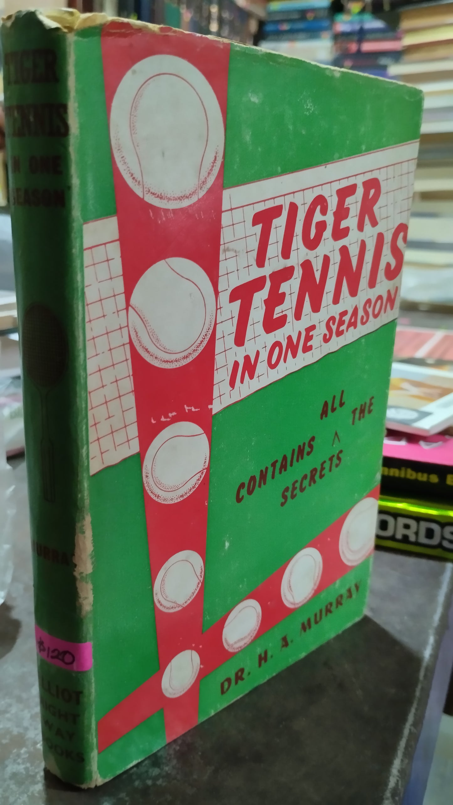 TIGER TENNIS IN ONE SEASON POR H A MURRAY LIBRO USADO DEPORTES ALDAMA