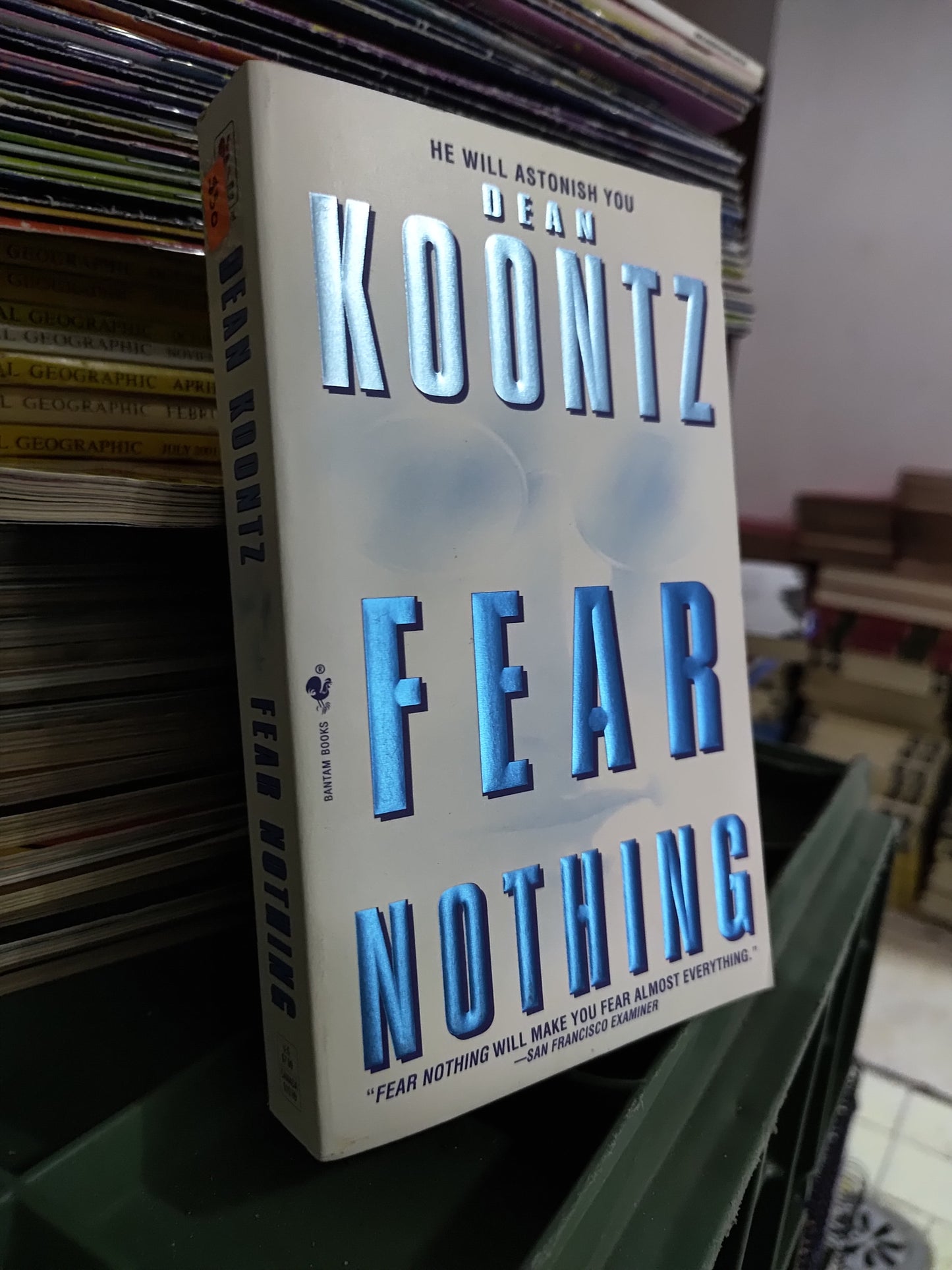 FEAR NOTHING POR DEAN KOONTZ USADO IDIOMAS JUAREZ 515