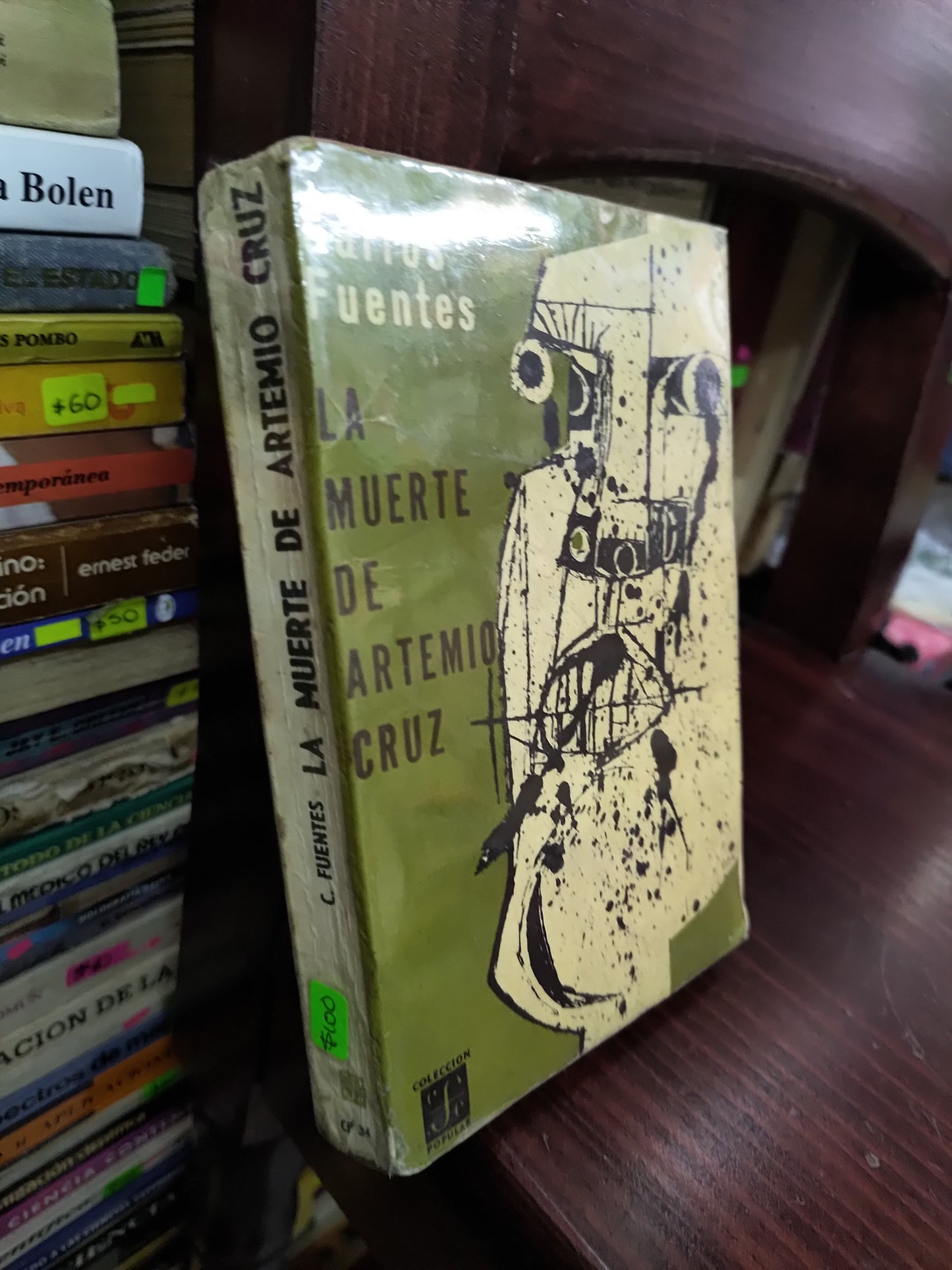 LA MUERTE DE ARTEMIO CRUZ POR CARLOS FUENTES USADO NOVELAS LITERARIO 207