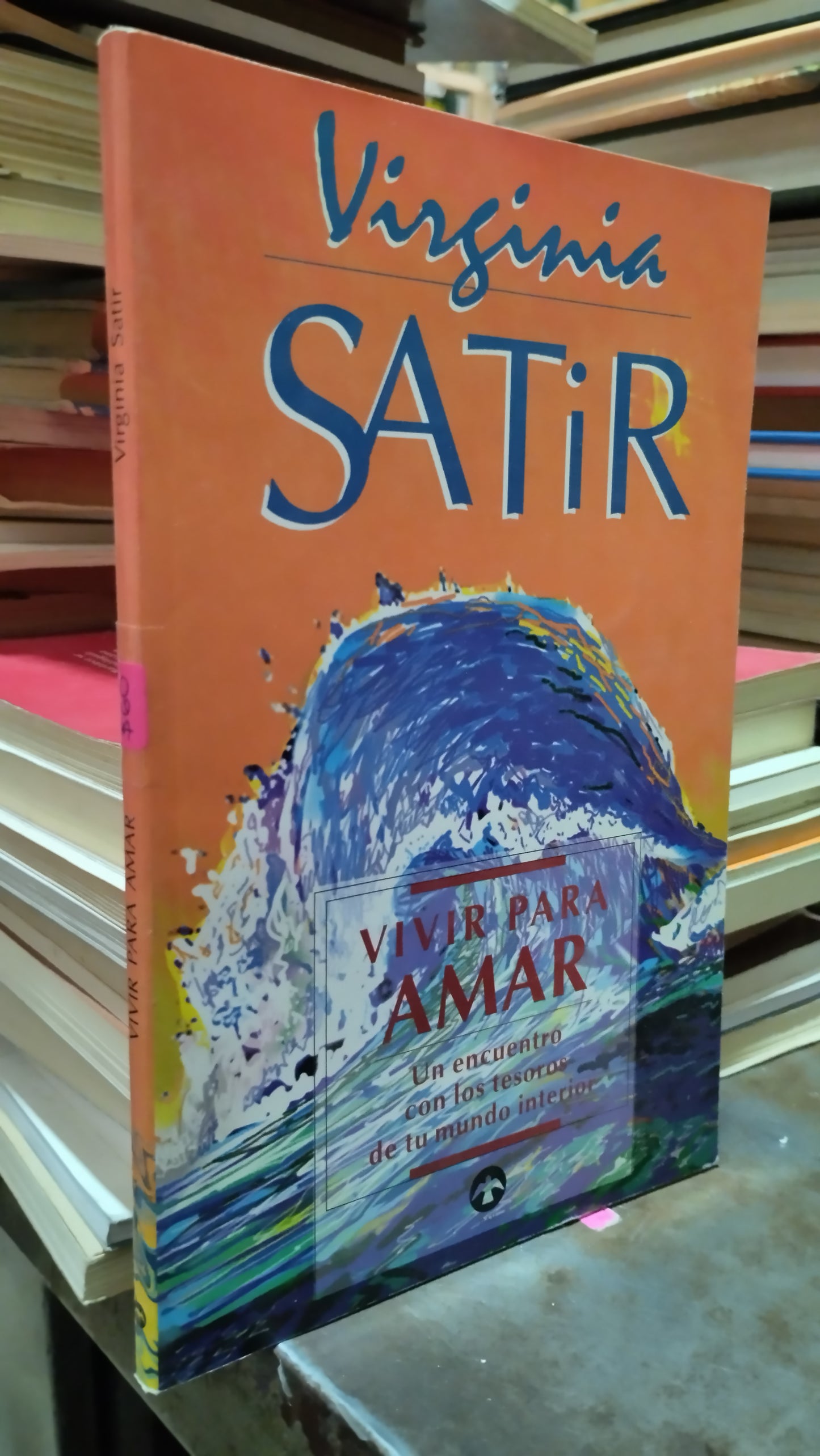 VIVIR PARA AMAR POR VIRGINIA SATIR LIBRO USADO POESIA ALDAMA