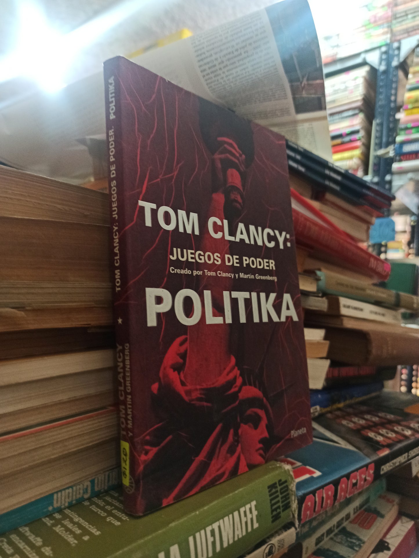 TOM CLANCY JUEGOS DE PODER POR TOM CLANCY USADO NOVELAS ALDAMA