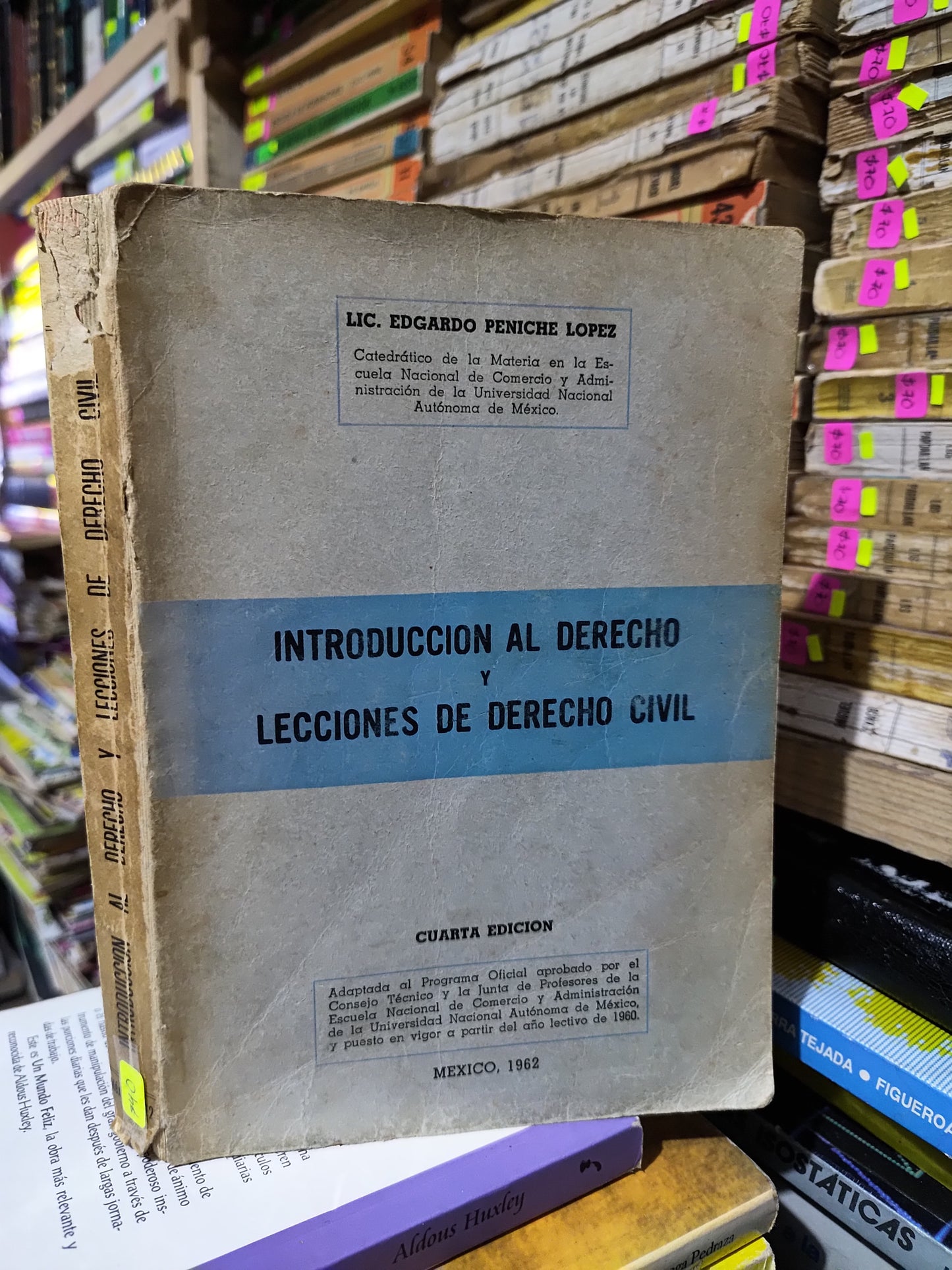 INTRODUCCION AL DERECHO Y LECCIONES DE DERECHO CIVIL OR EDGARDO PENICHE LOPEZ USADO DERECHO JUAREZ 507