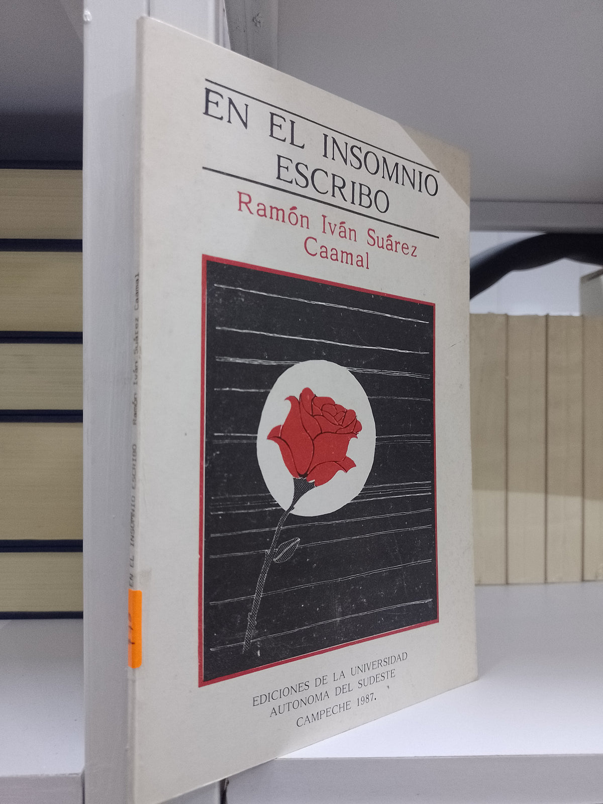 EN EL INSOMNIO ESCRIBO POR RAMON IVAN SUAREZ CAAMAL USADO NOVELA JUAREZ 515