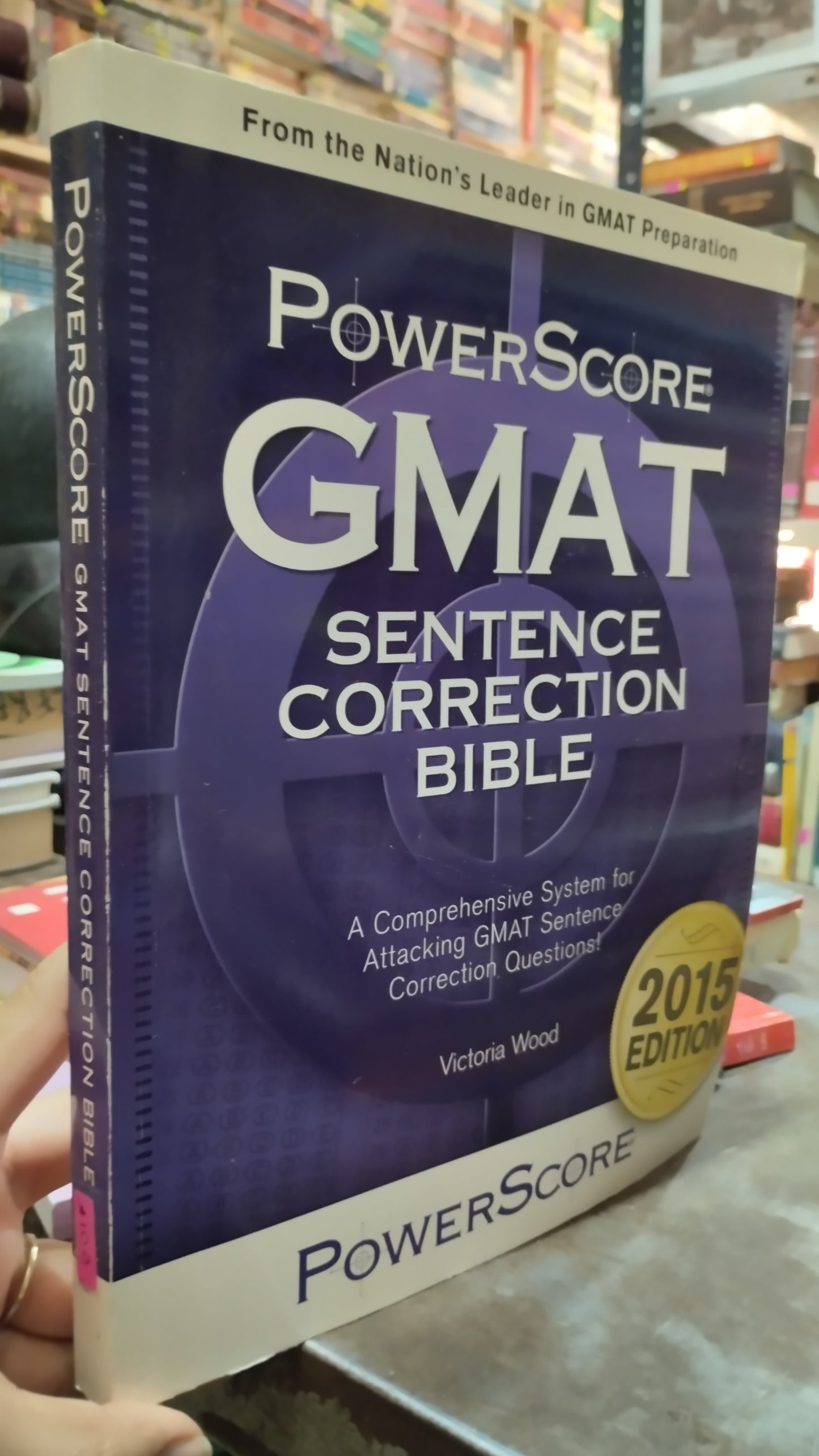 POWERSCORE GMAT SENTENCE CORRECTION BIBLE POR VICTORIA WOOD LIBRO USADO IDIOMAS ALDAMA
